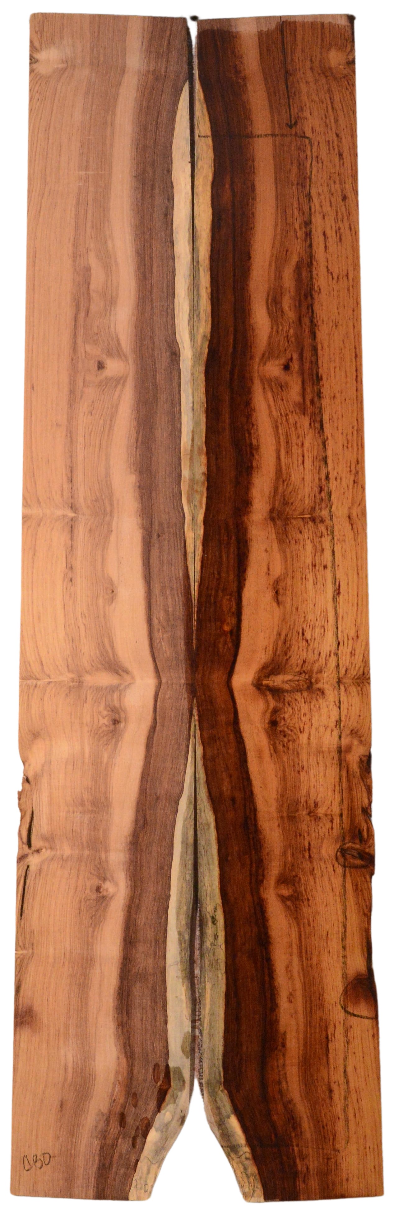 Rosewood (Honduras) GuitarSides2pcATC HONRW1.G.905