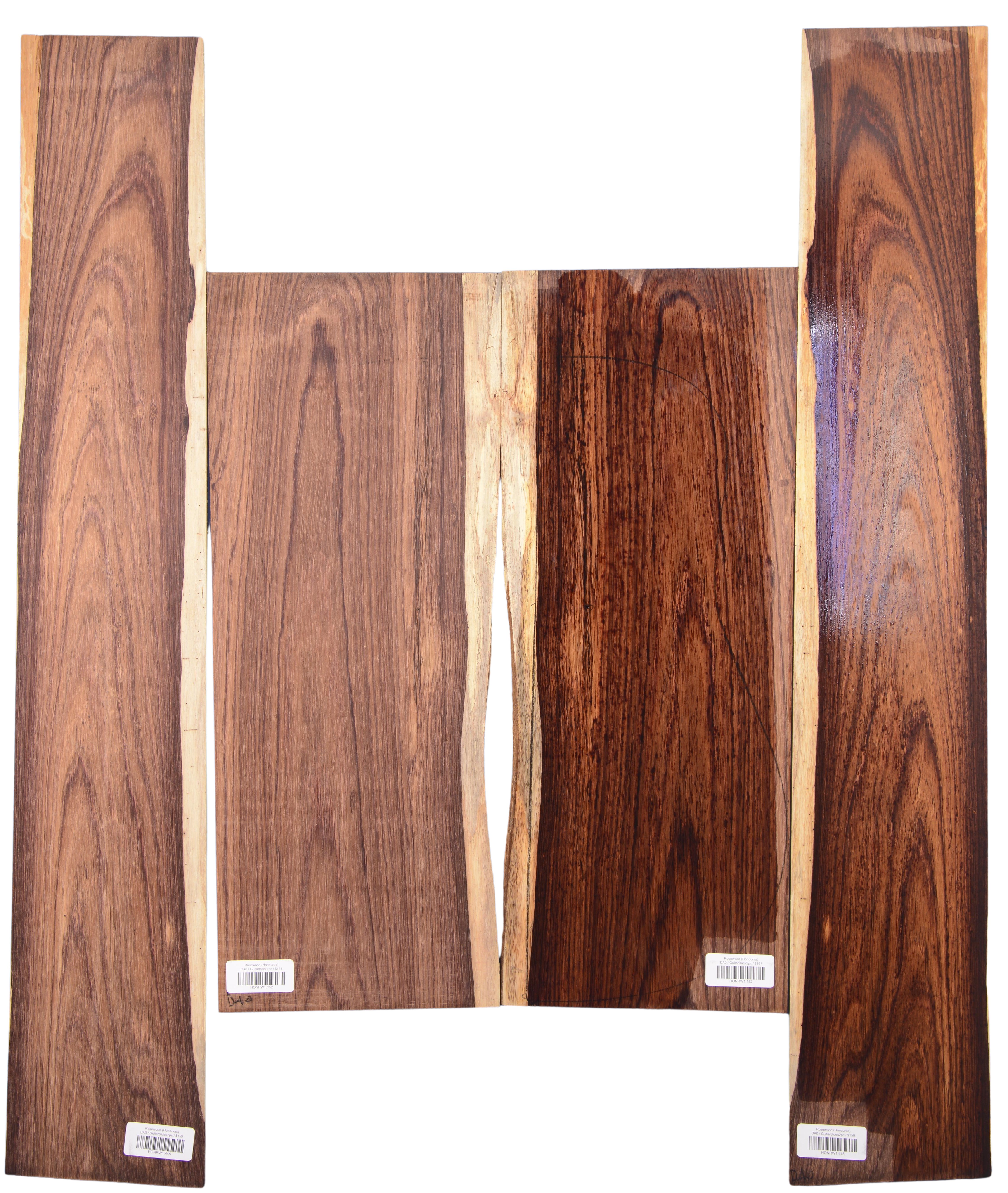 Rosewood (Honduras) GuitarSet4pcATC HONRW1.G.909