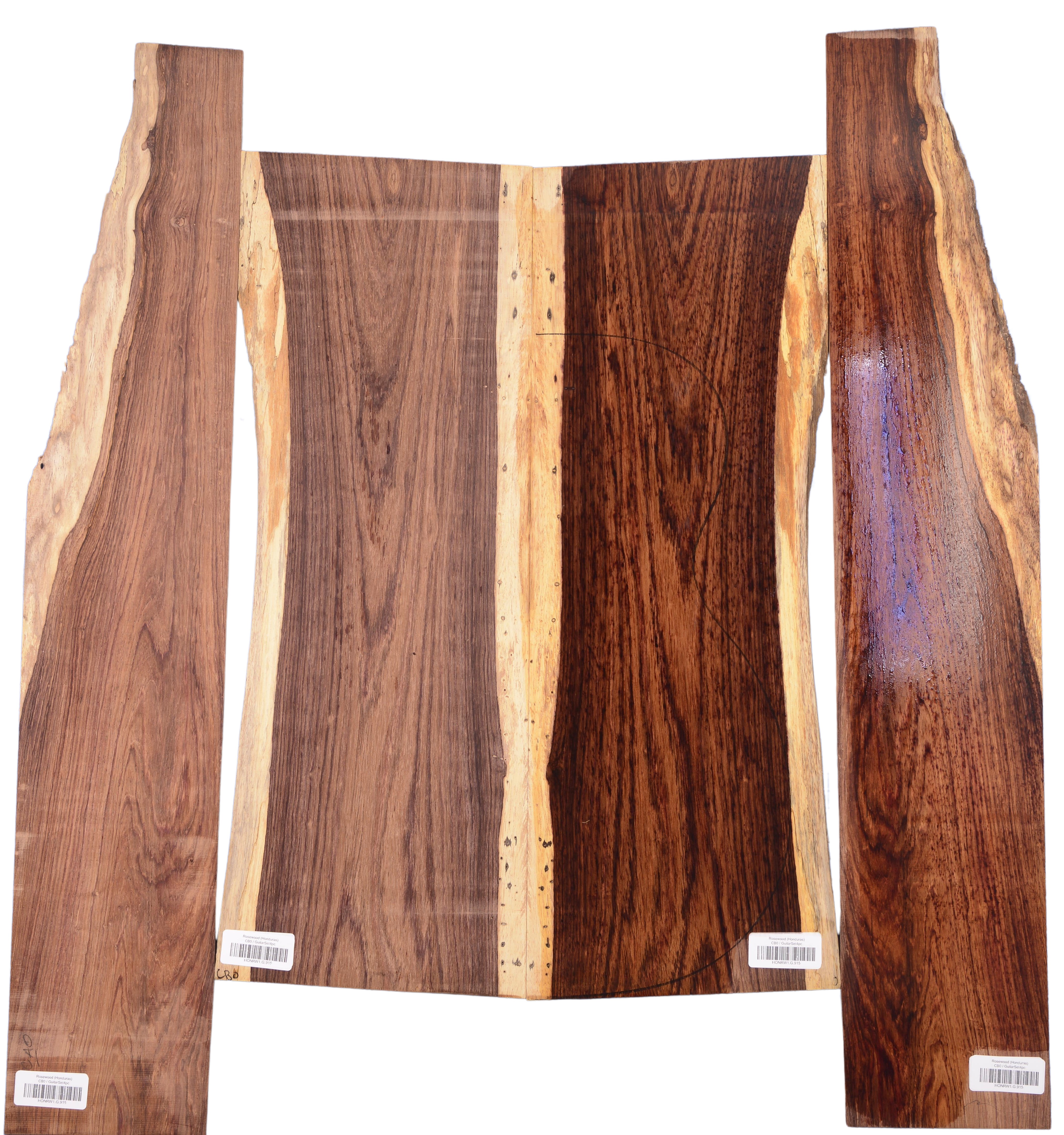 Rosewood (Honduras) GuitarSet4pcATC HONRW1.G.915