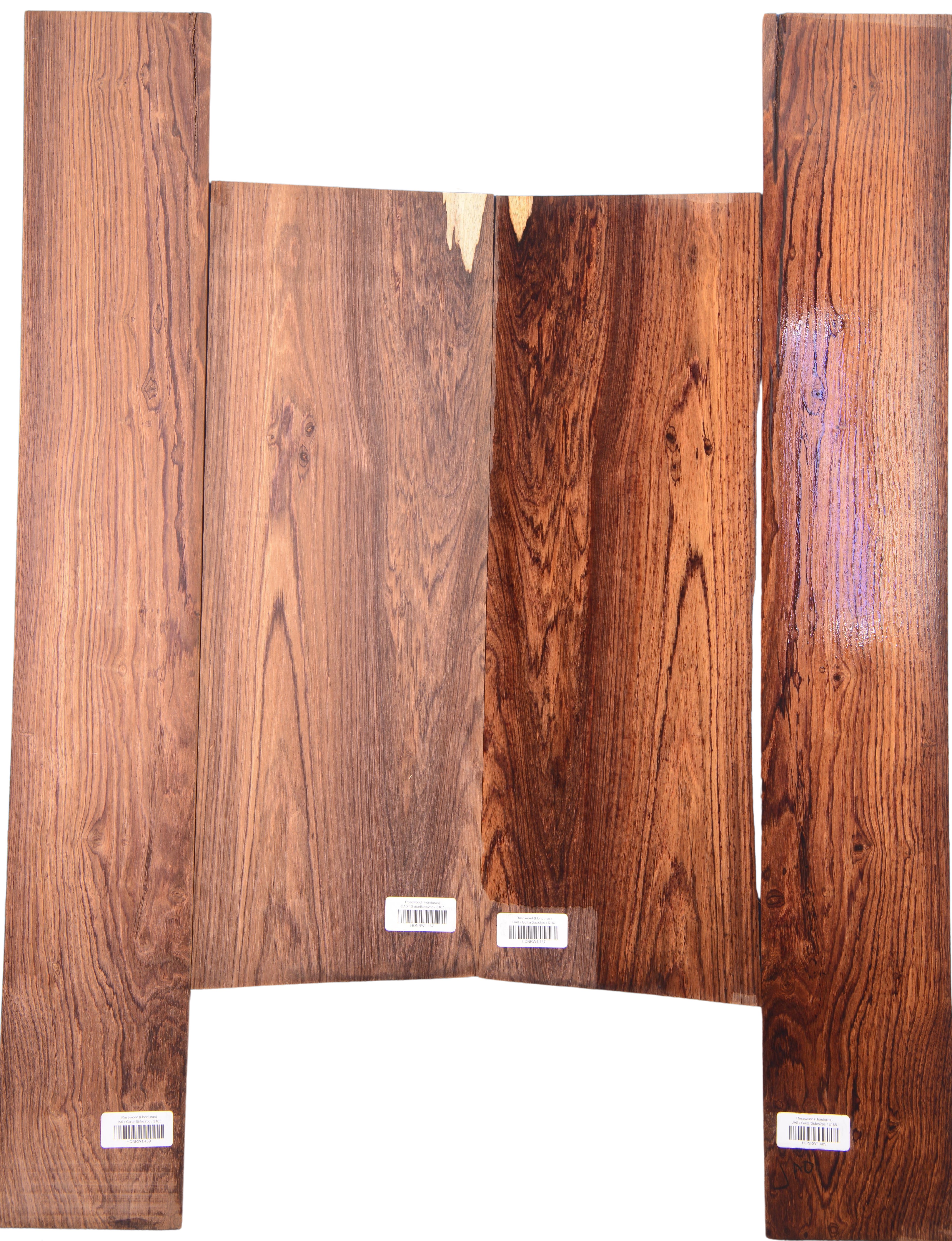 Rosewood (Honduras) GuitarSet4pcATC HONRW1.G.917