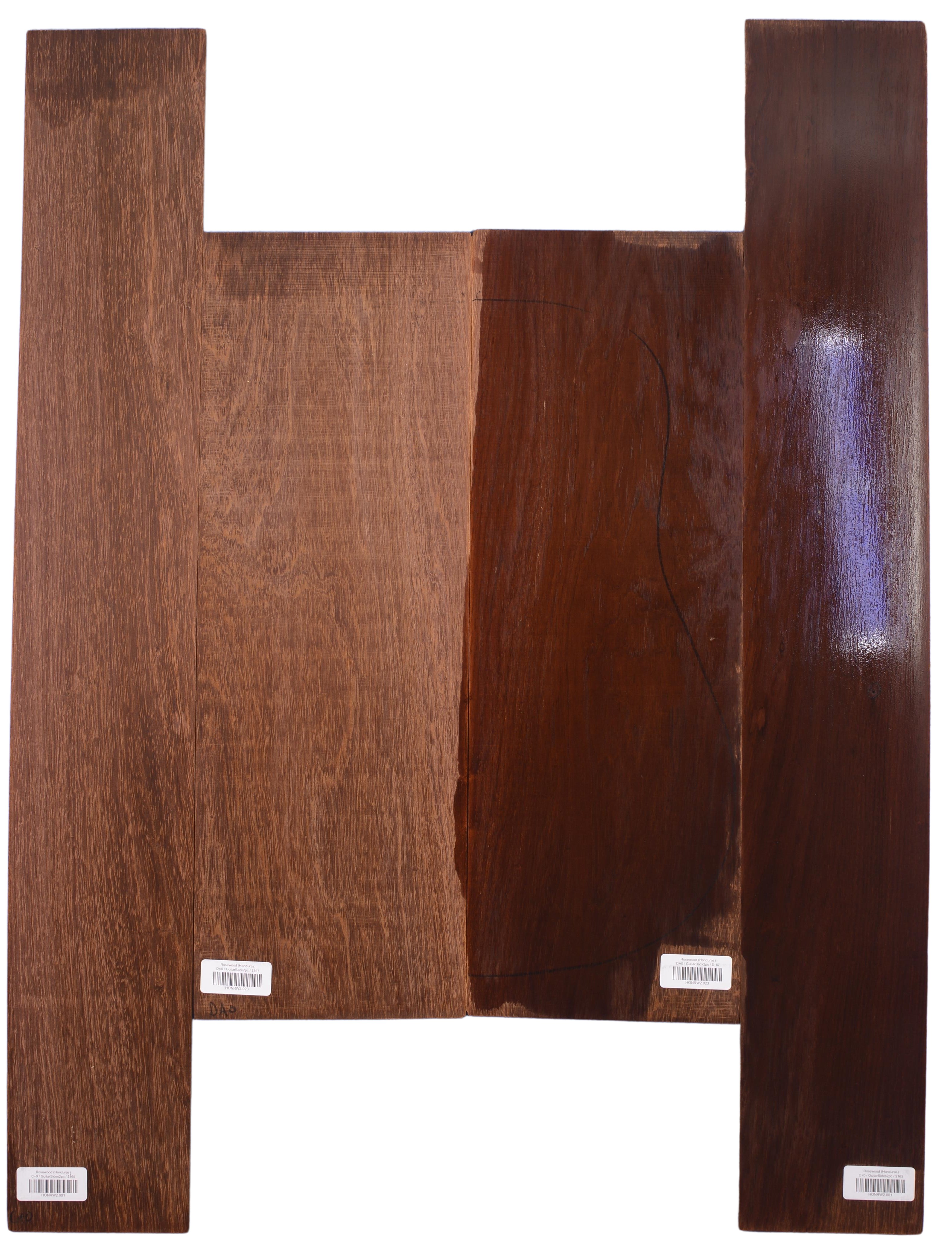 Rosewood (Honduras) GuitarSet4pcATC HONRW1.G.936
