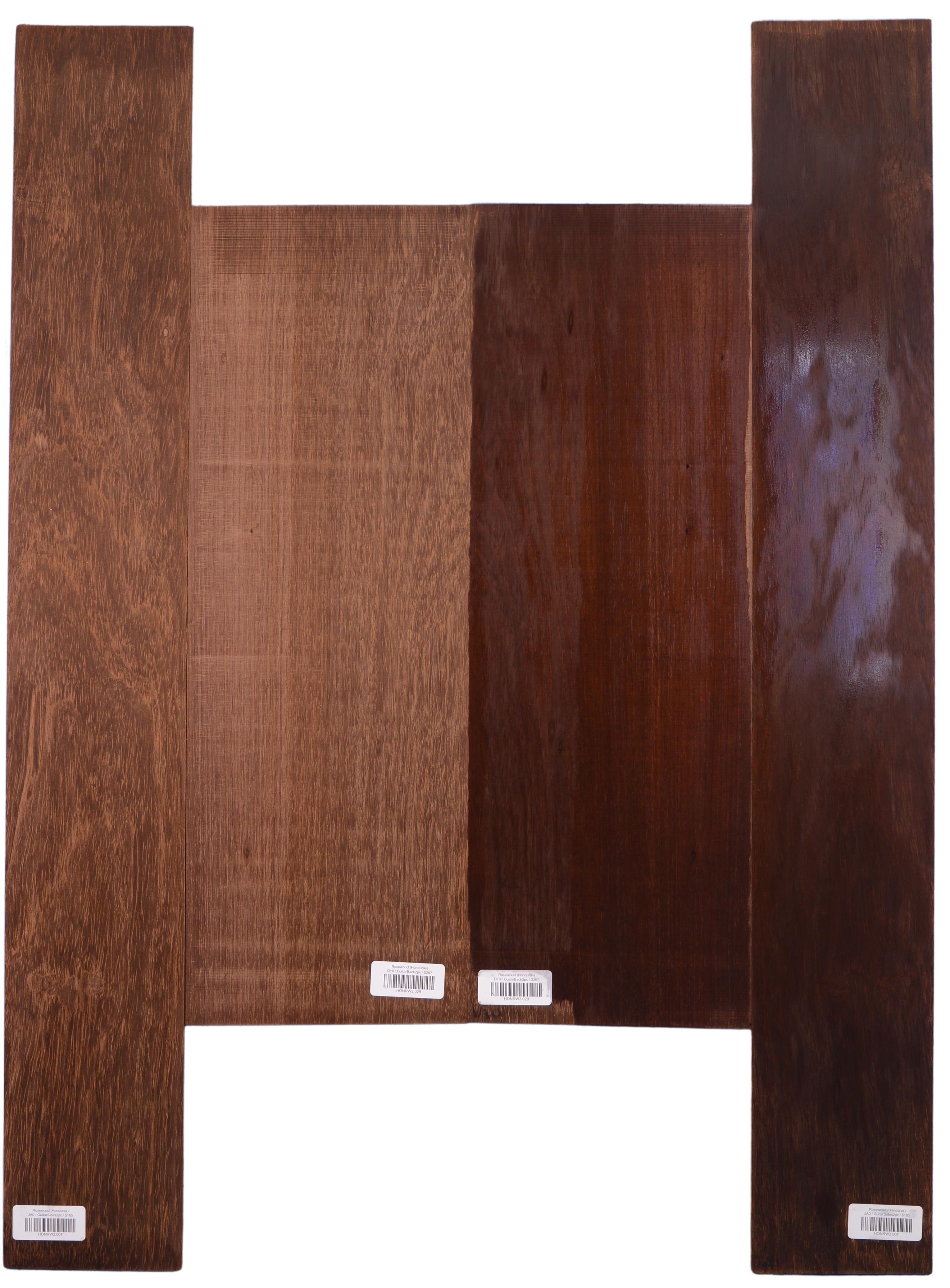 Rosewood (Honduras) GuitarSet4pcATC HONRW1.G.939