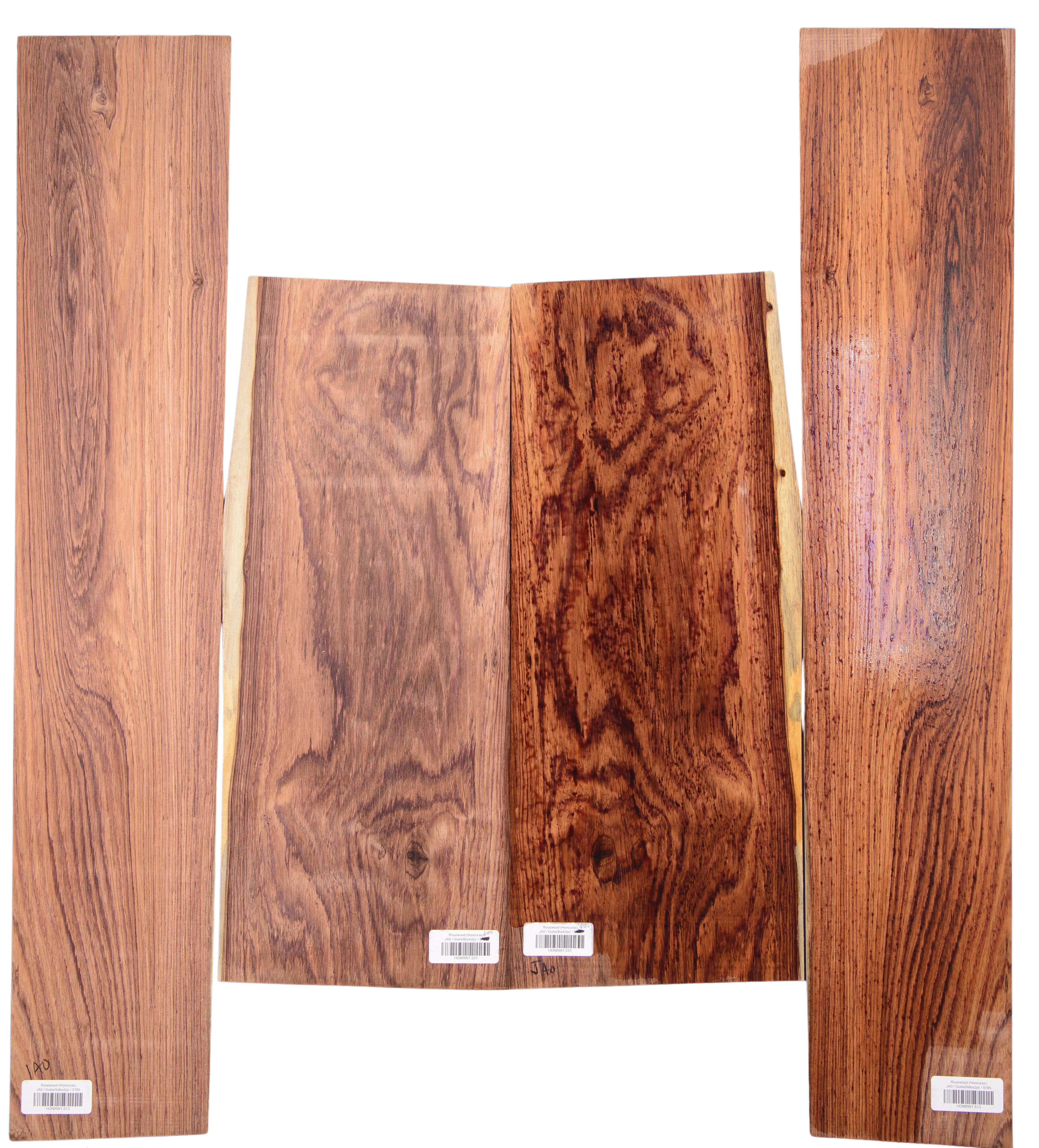 Rosewood (Honduras) GuitarSet4pcATC HONRW1.G.972