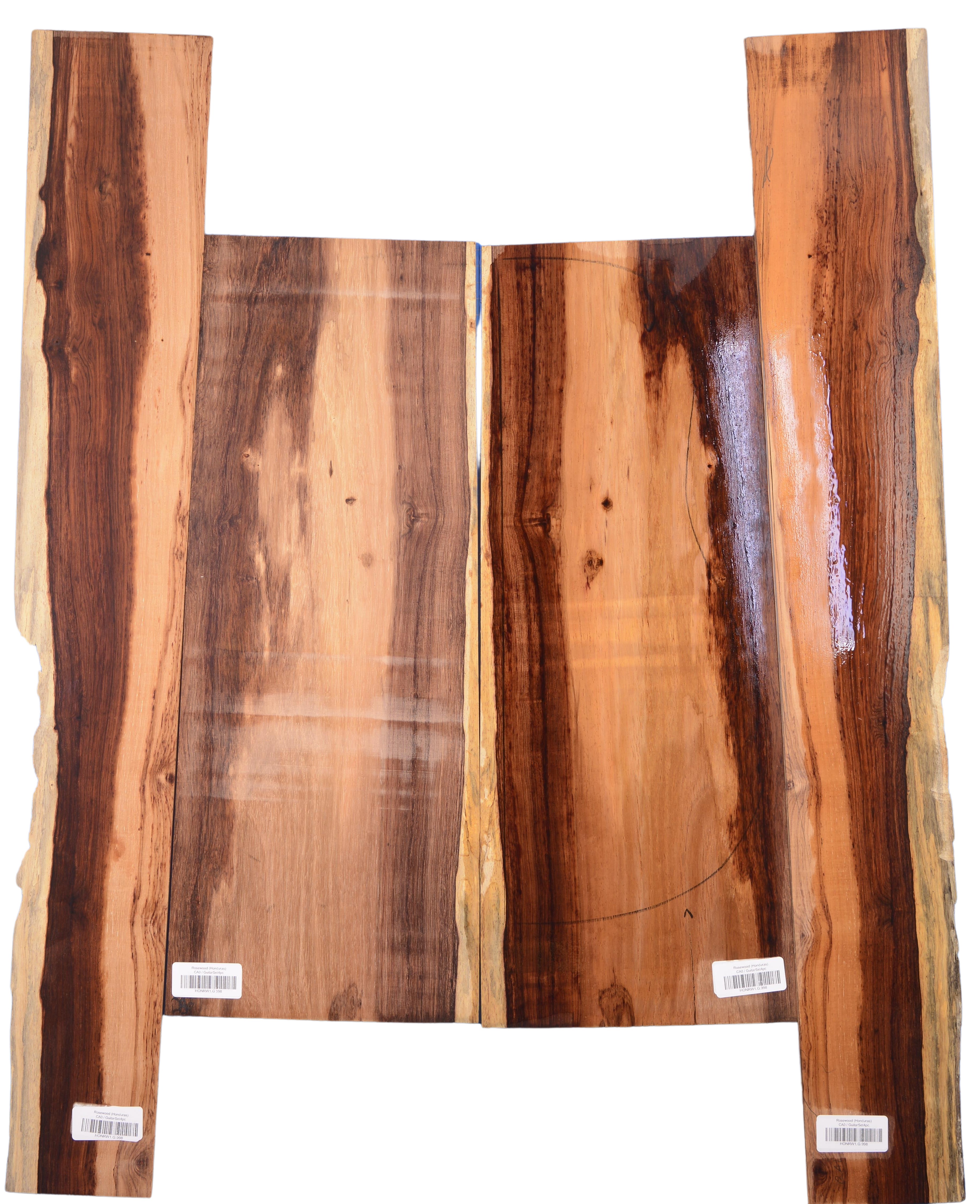Rosewood (Honduras) GuitarSet4pcATC HONRW1.G.998