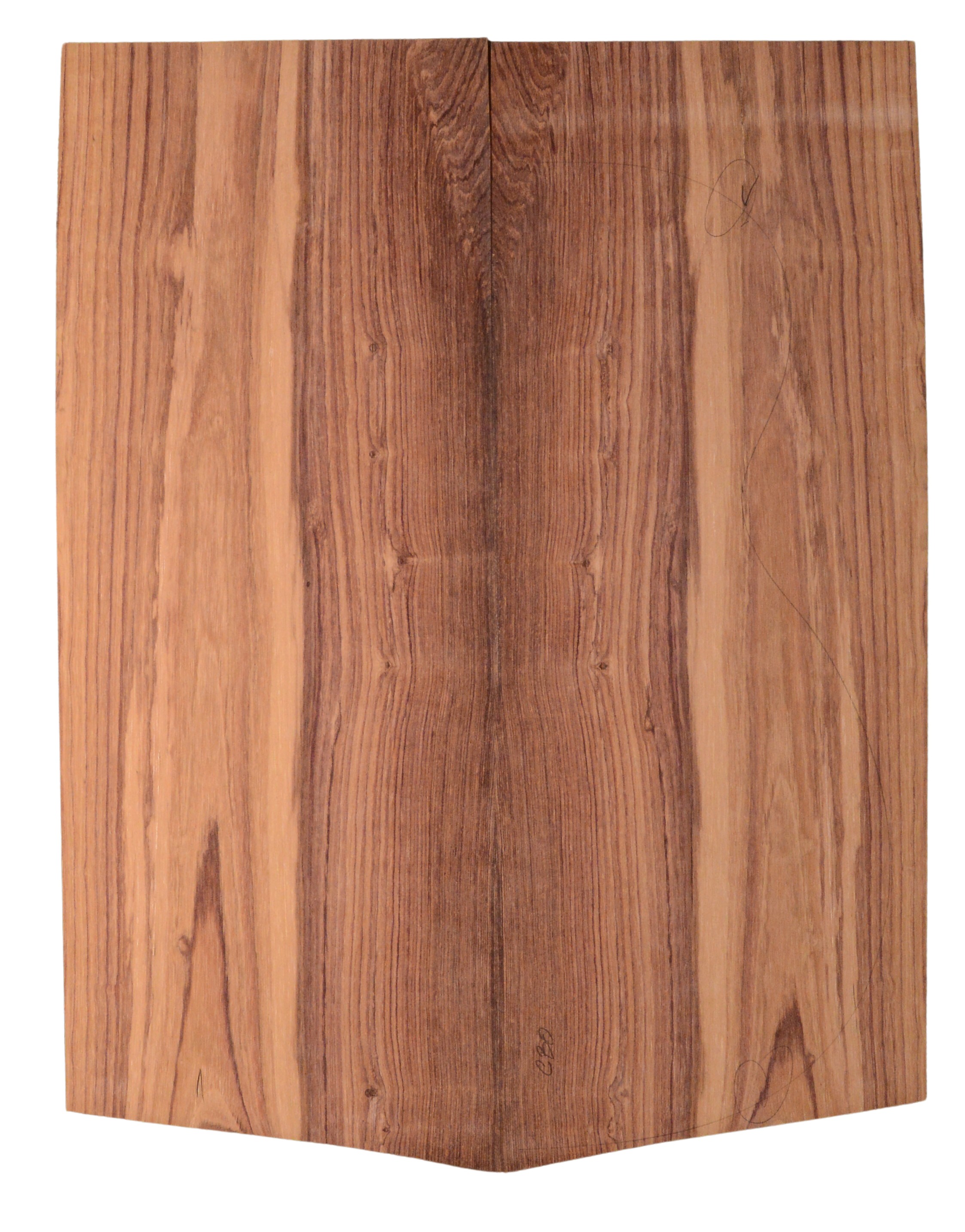 Rosewood (Honduras) GuitarBack2pcATC HONRW3.G.175