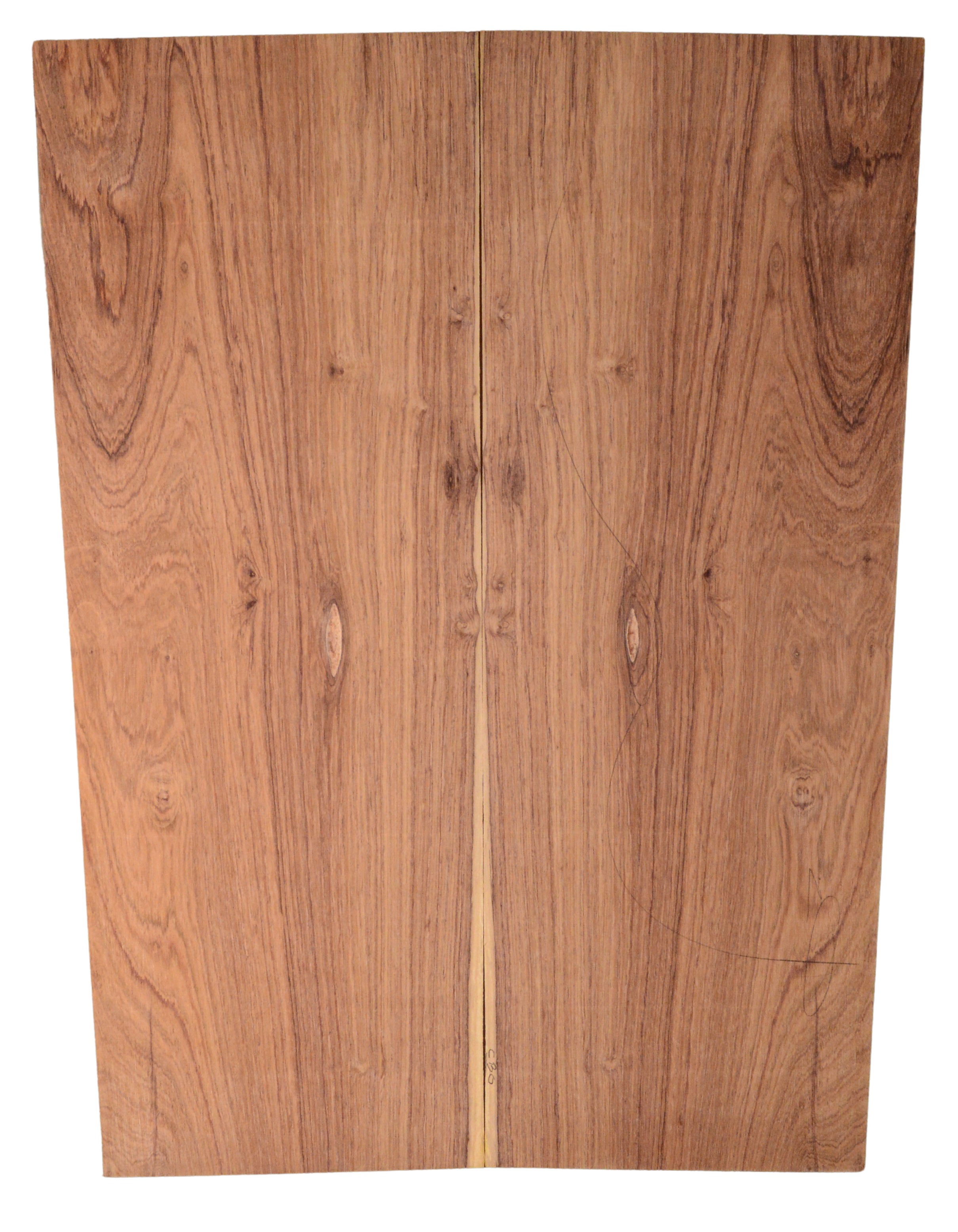 Rosewood (Honduras) GuitarBack2pcATC HONRW3.G.280