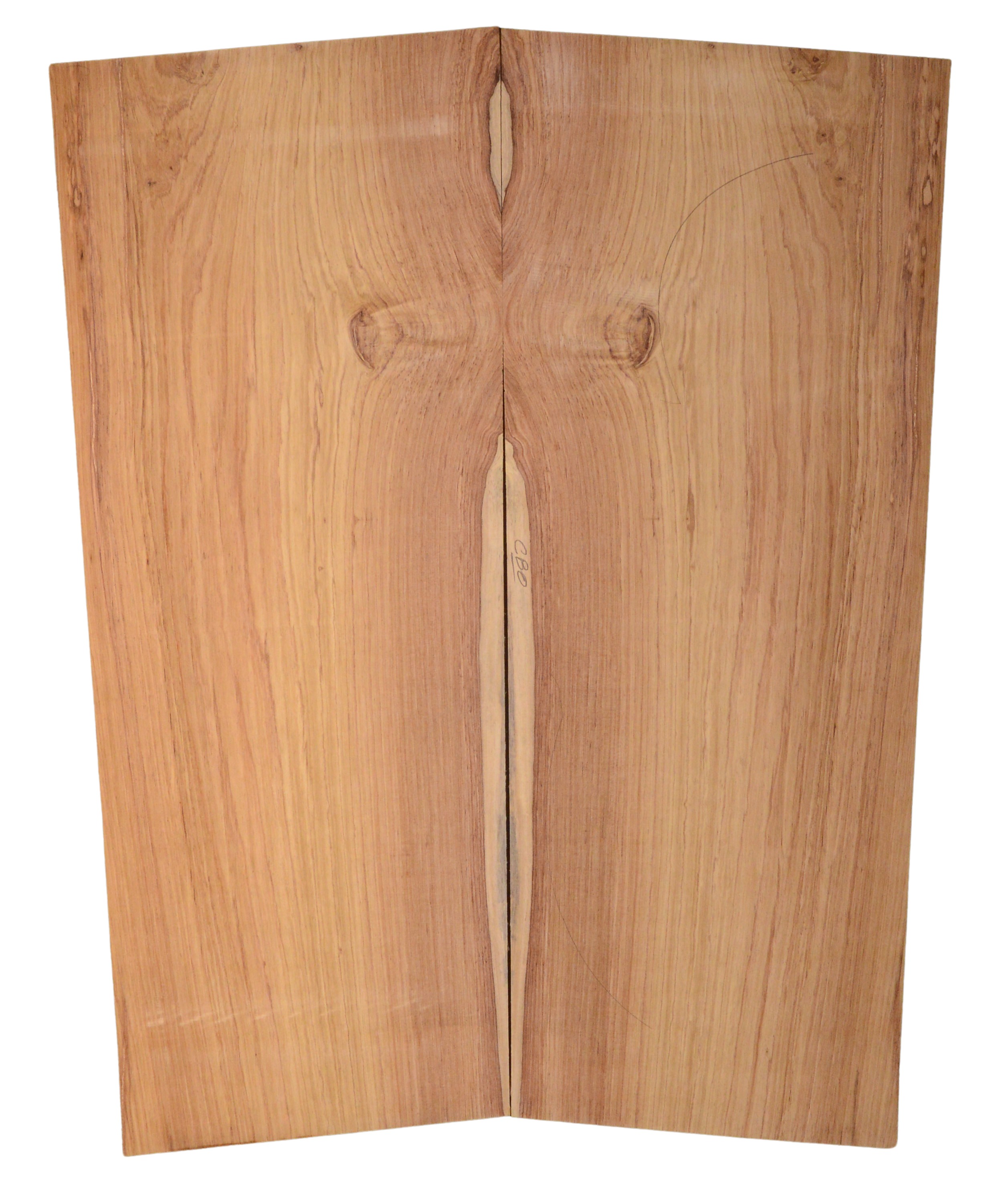 Rosewood (Honduras) GuitarBack2pcATC HONRW3.G.281