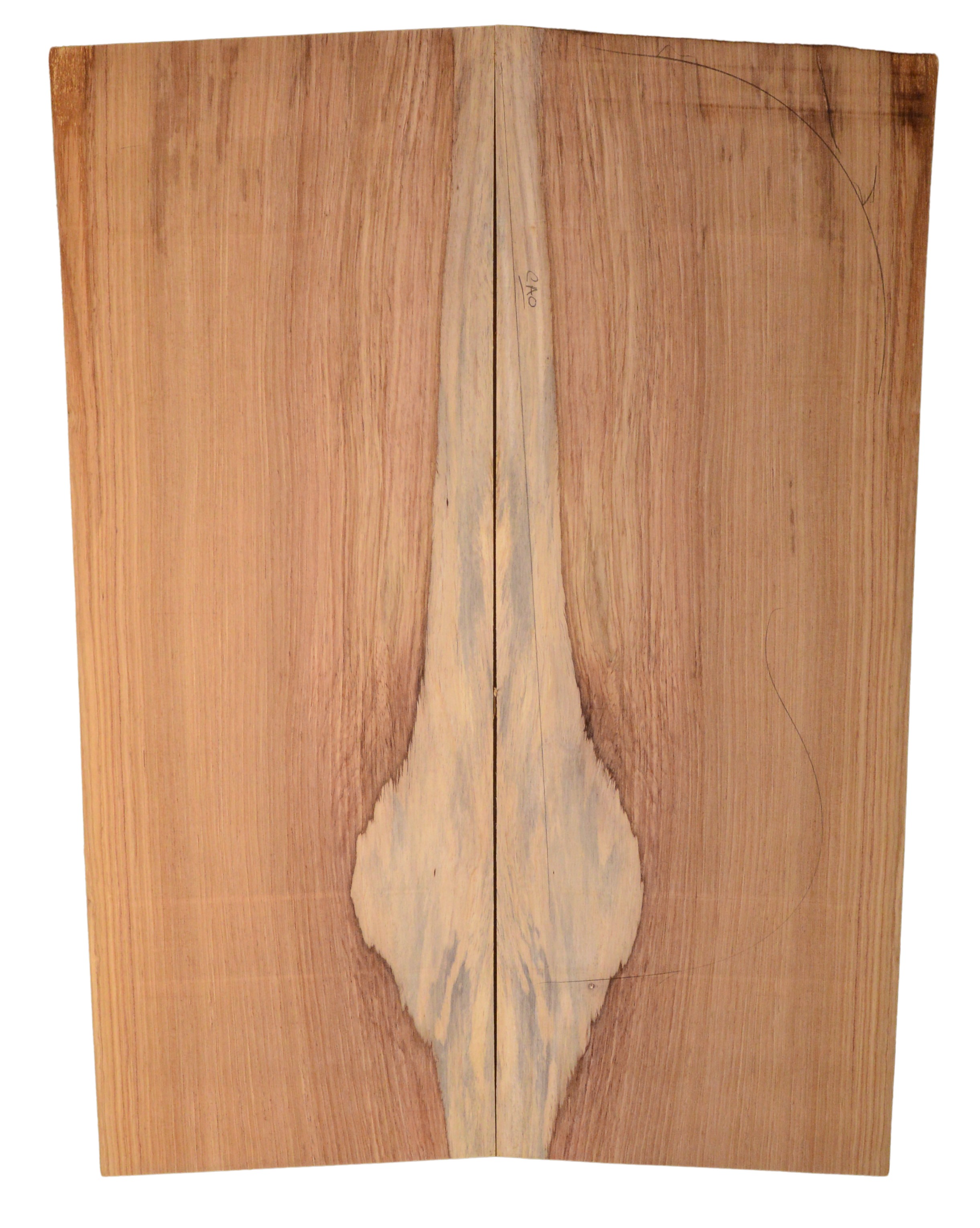 Rosewood (Honduras) GuitarBack2pcATC HONRW3.G.310