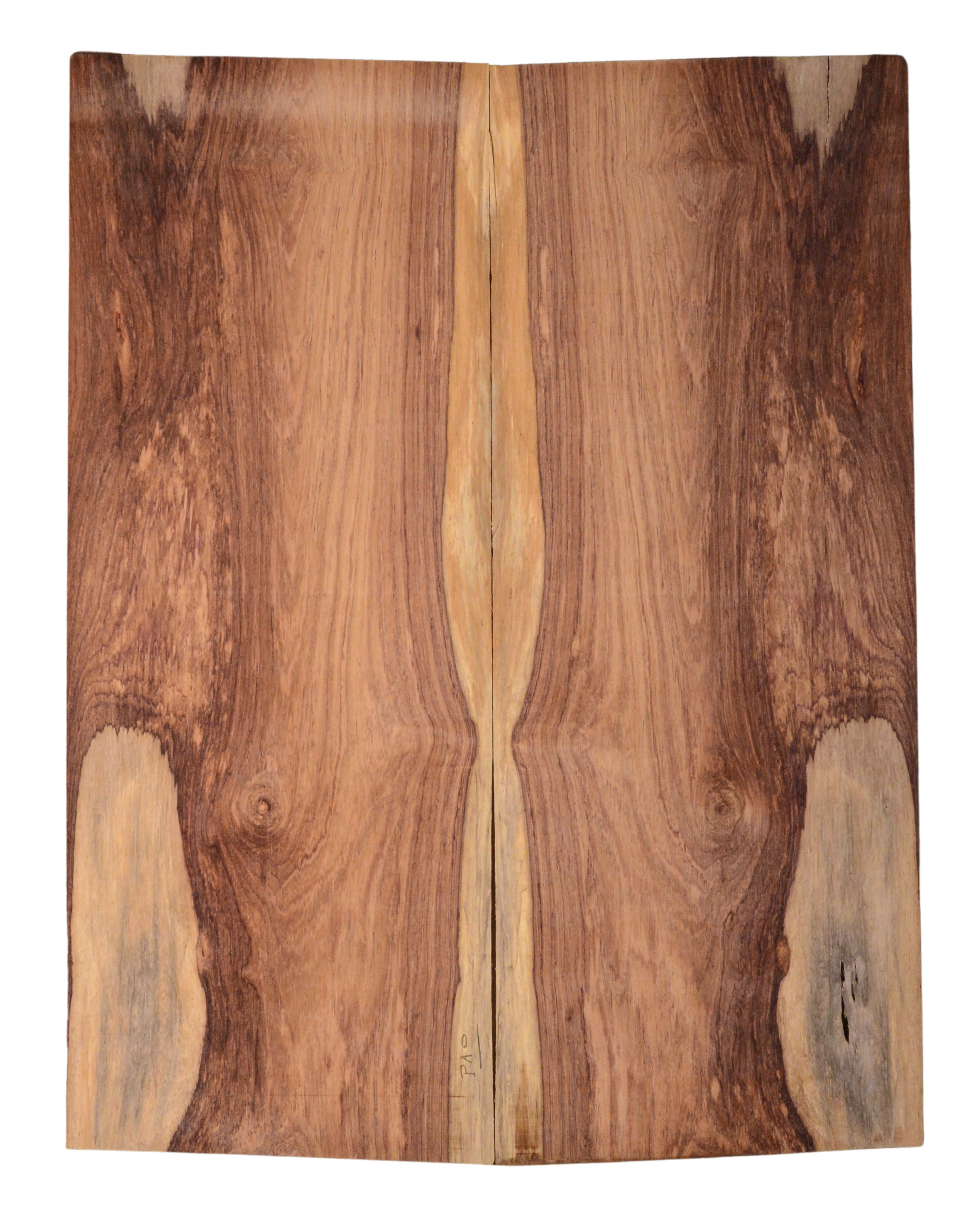 Rosewood (Honduras) GuitarBack2pcATC HONRW3.G.399