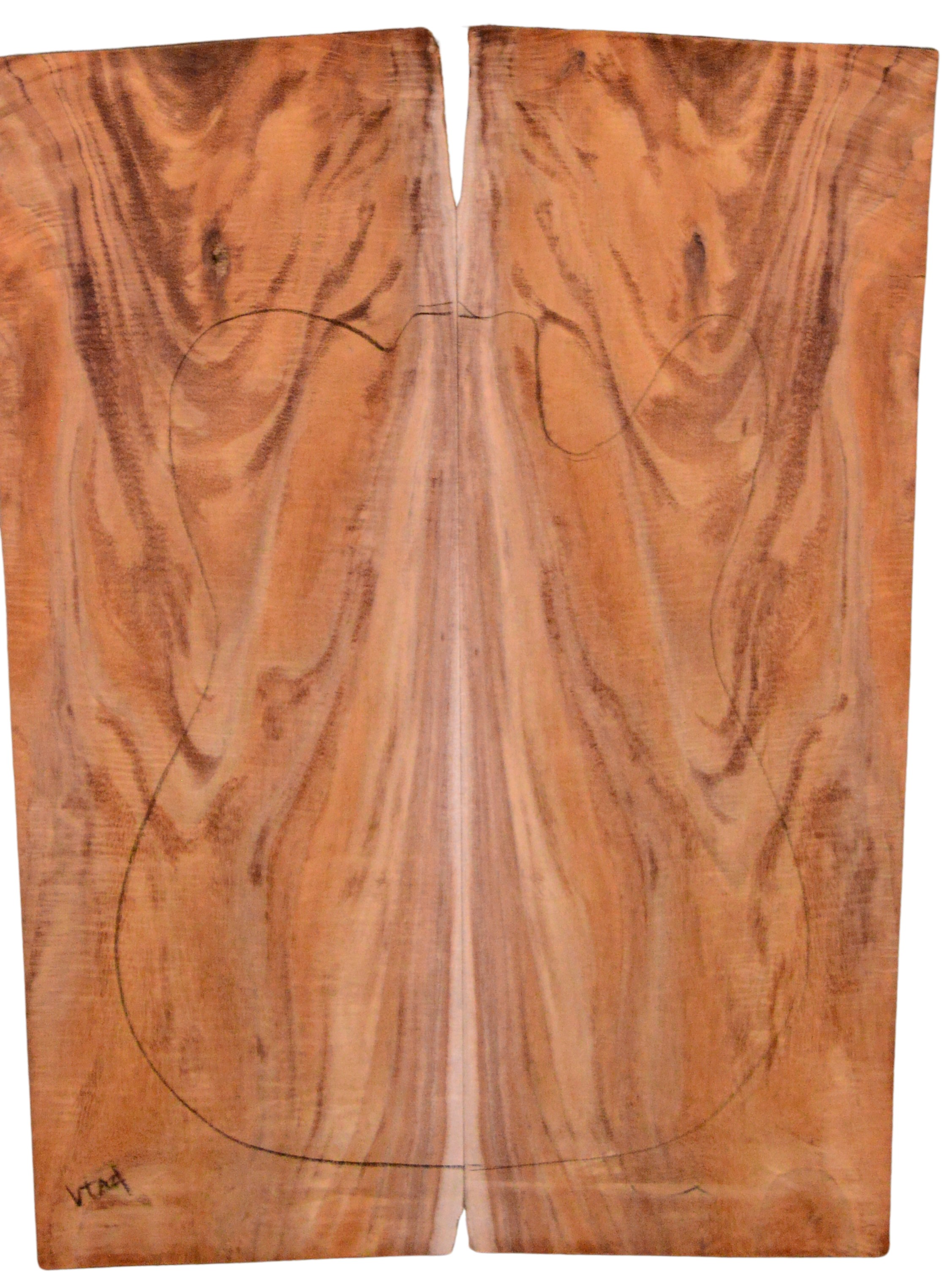 Koa GuitarSolidBodyTopATC KOAMX.G.038