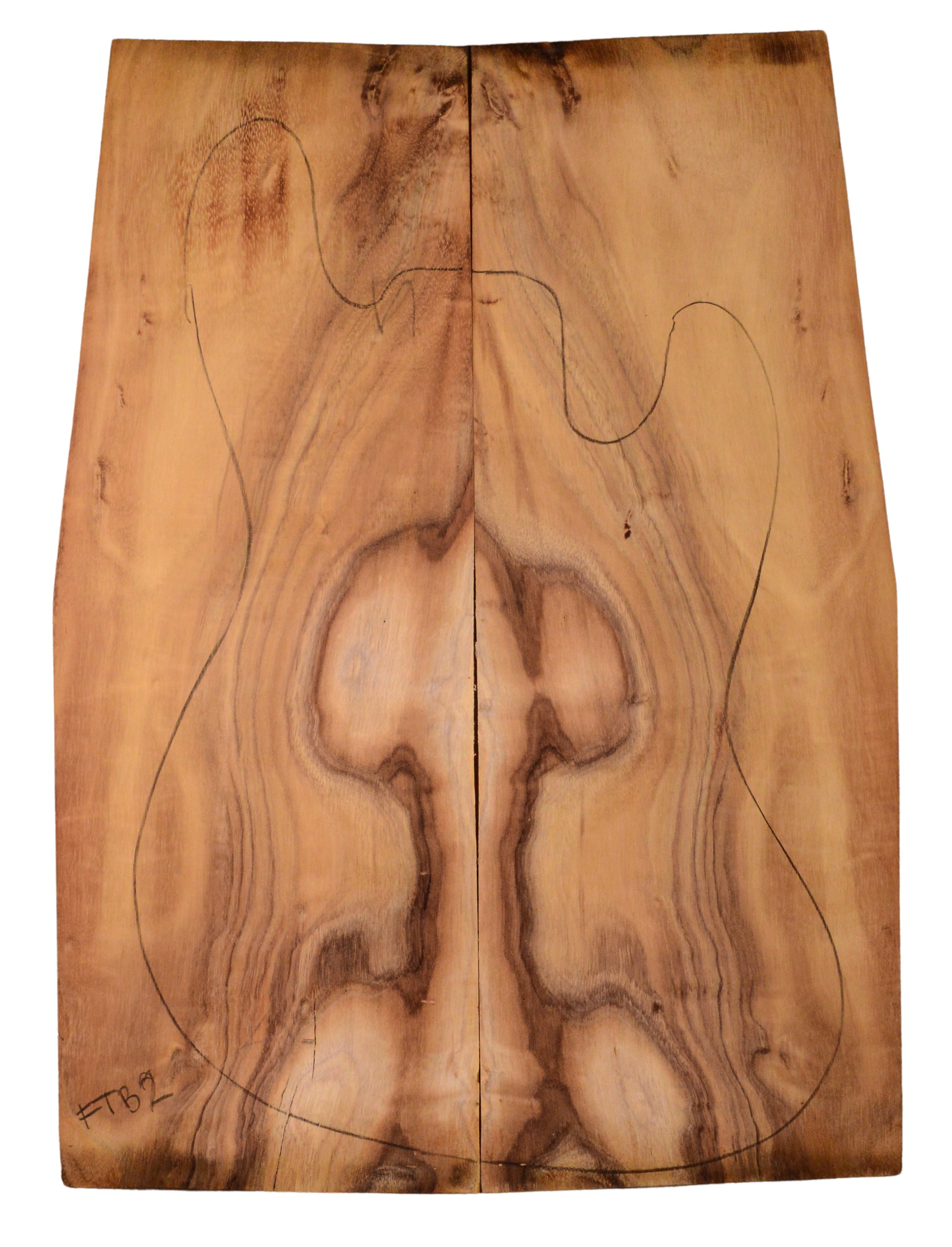 Koa GuitarSolidBodyTopATC KOASB.G.008