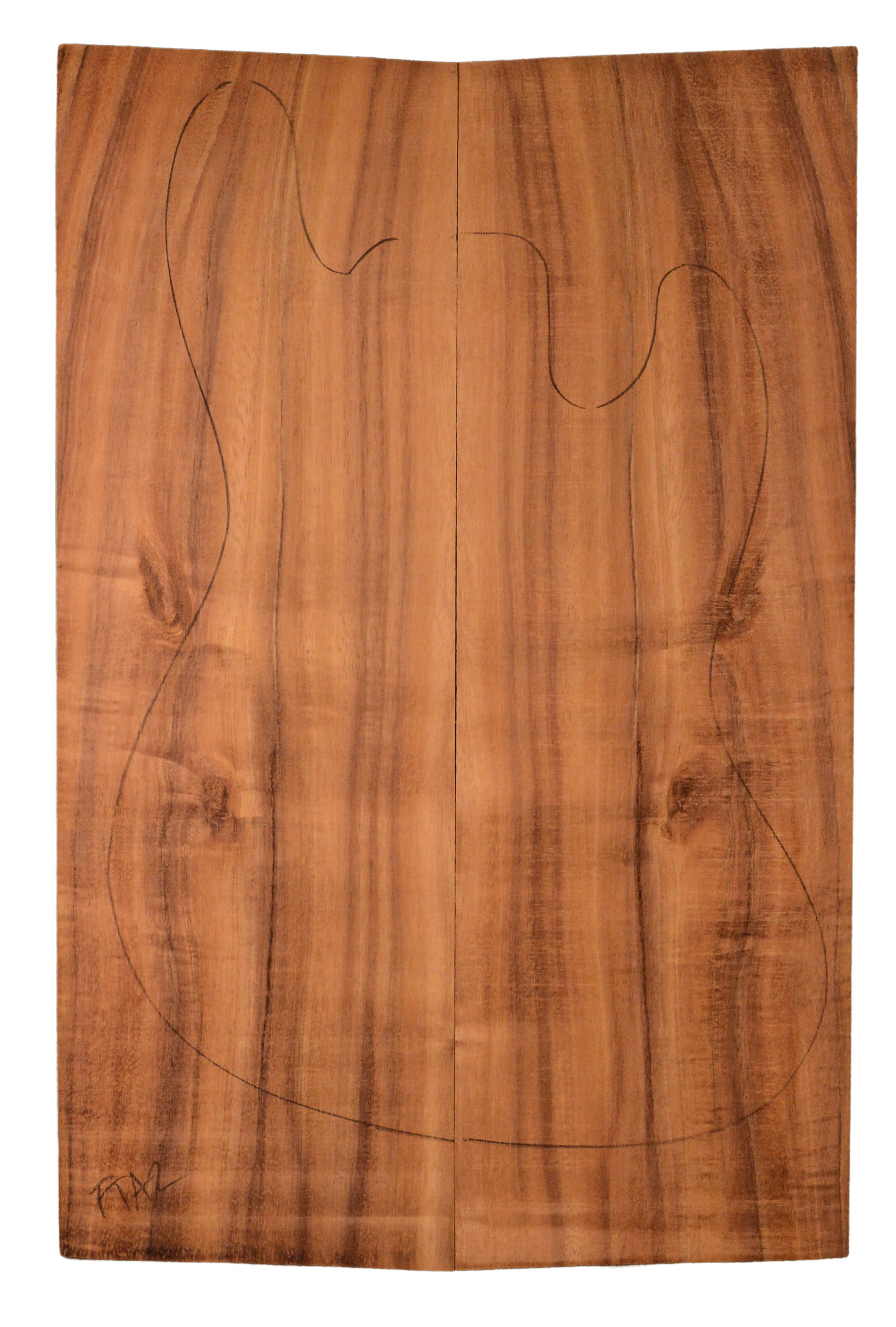 Koa GuitarSolidBodyTopATC KOASB.G.014