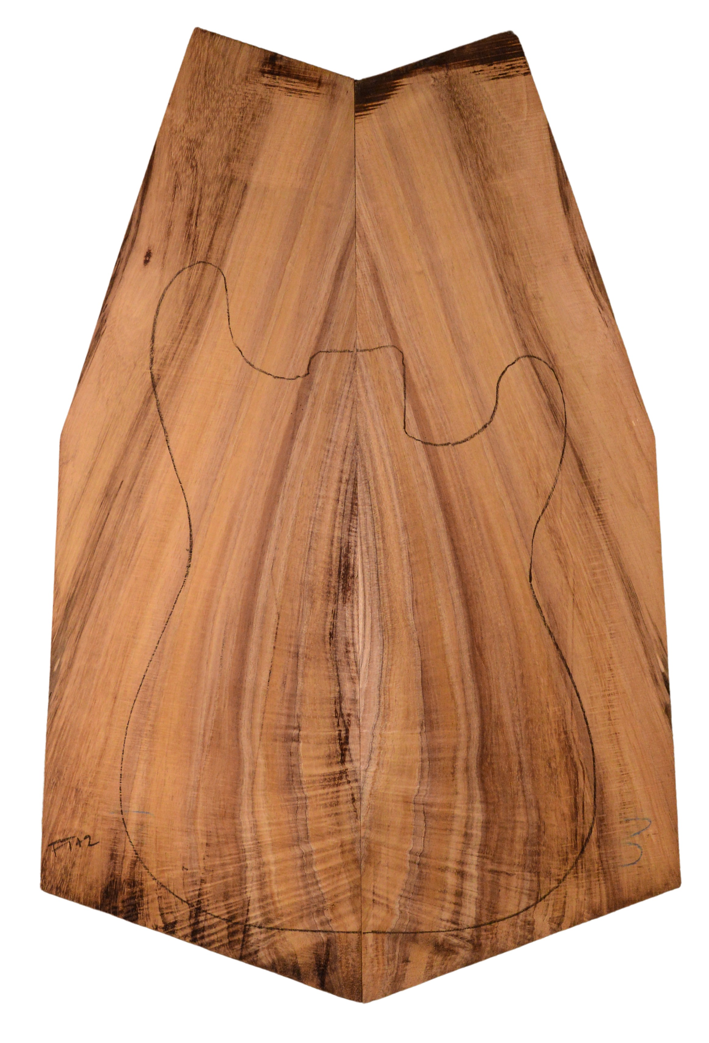 Koa GuitarSolidBodyTopATC KOASB.G.035