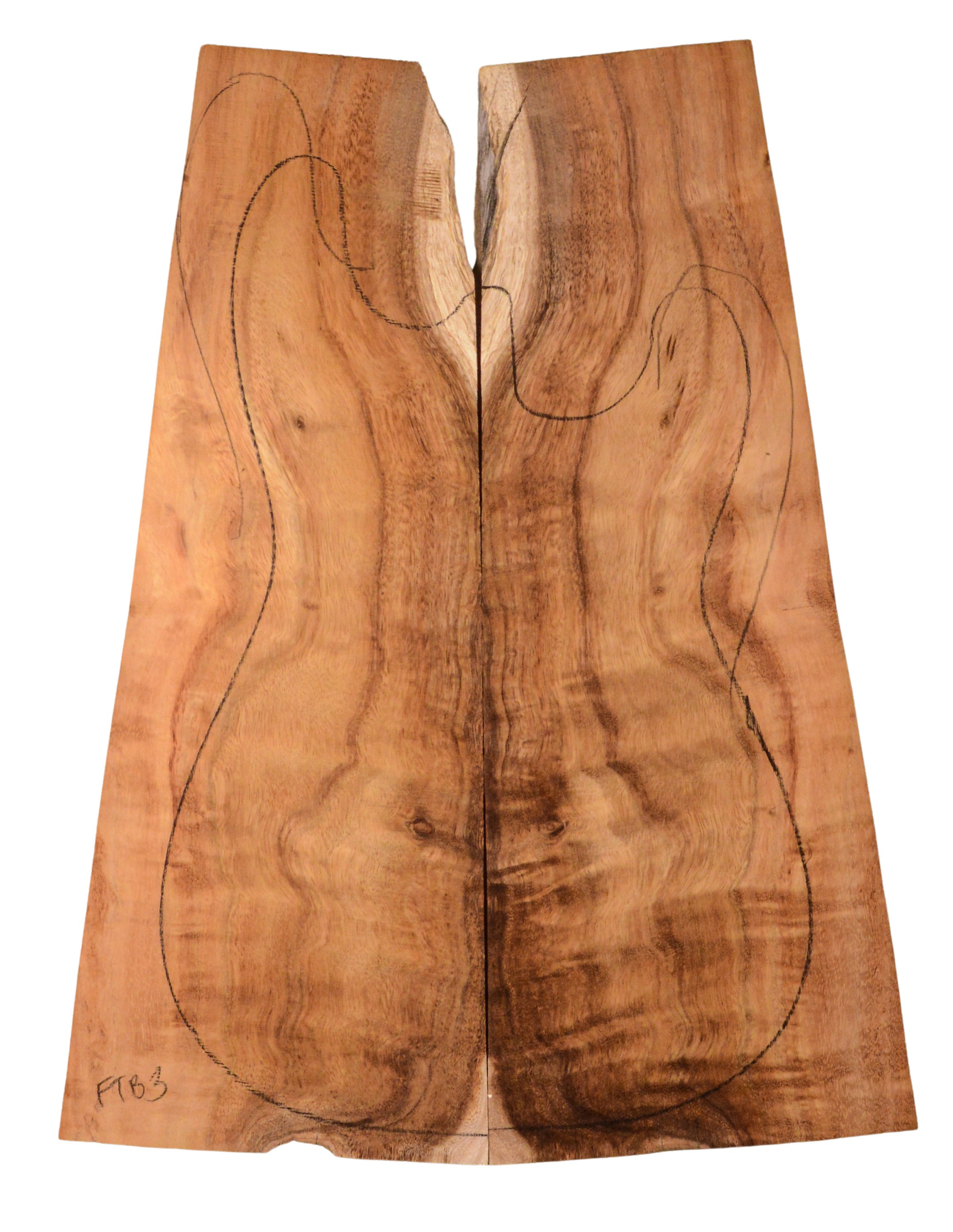 Koa GuitarSolidBodyTopATC KOASB.G.043