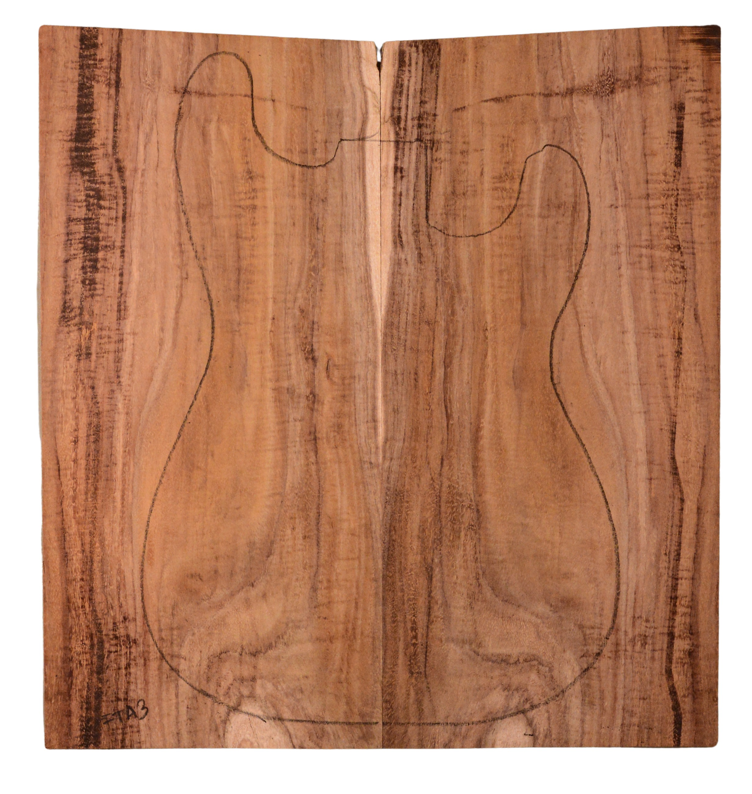 Koa GuitarSolidBodyTopATC KOASB.G.048