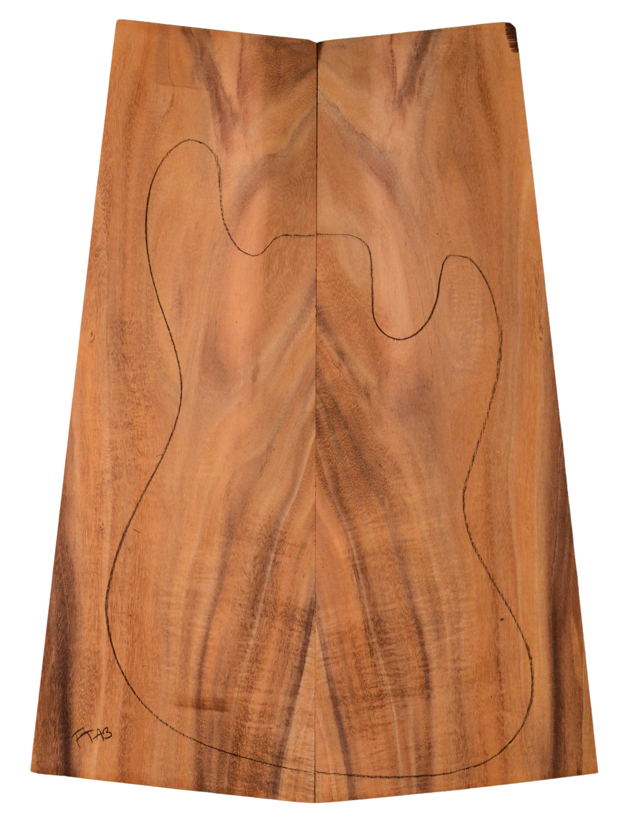 Koa GuitarSolidBodyTopATC KOASB.G.052