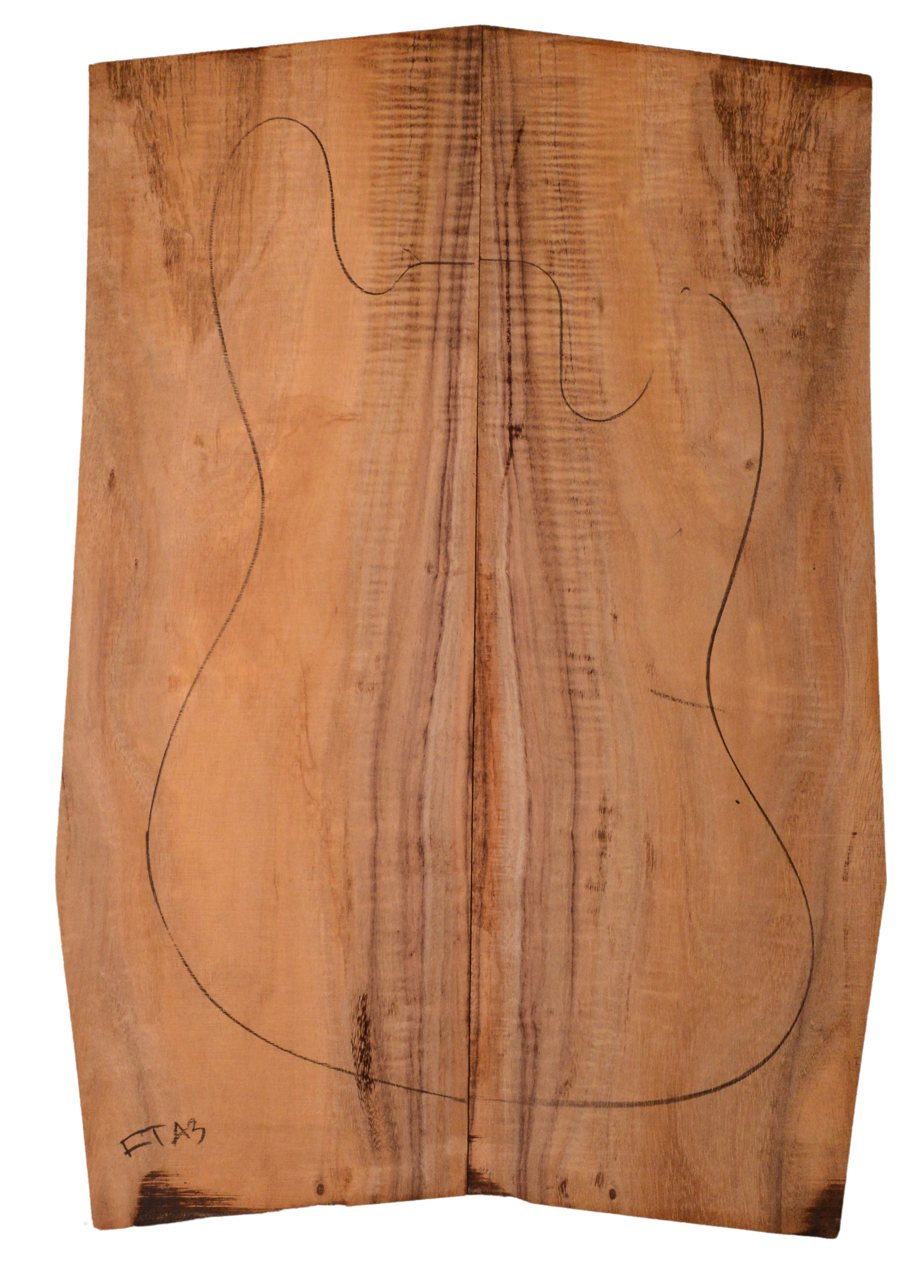 Koa GuitarSolidBodyTopATC KOASB.G.053