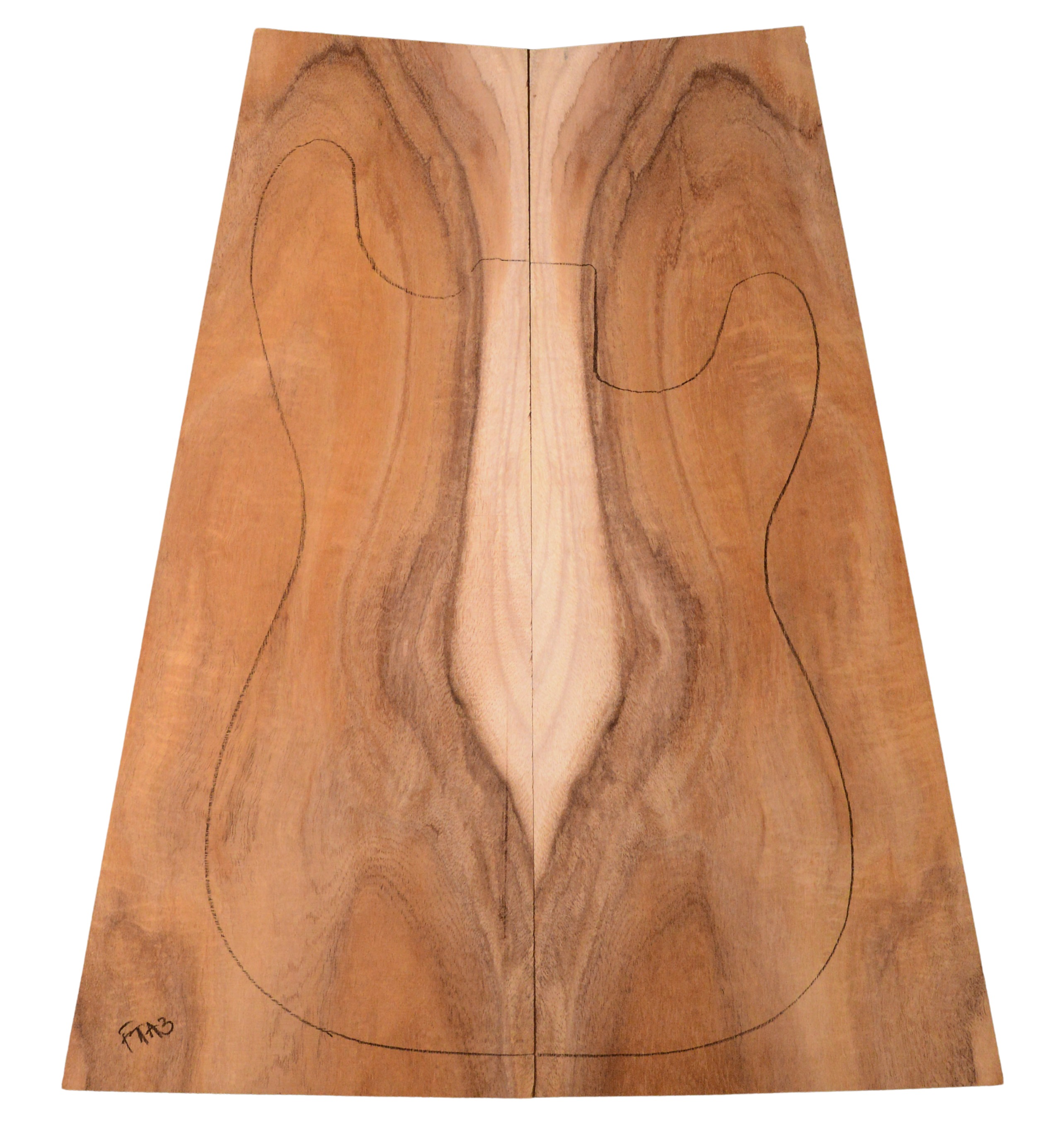 Koa GuitarSolidBodyTopATC KOASB.G.054