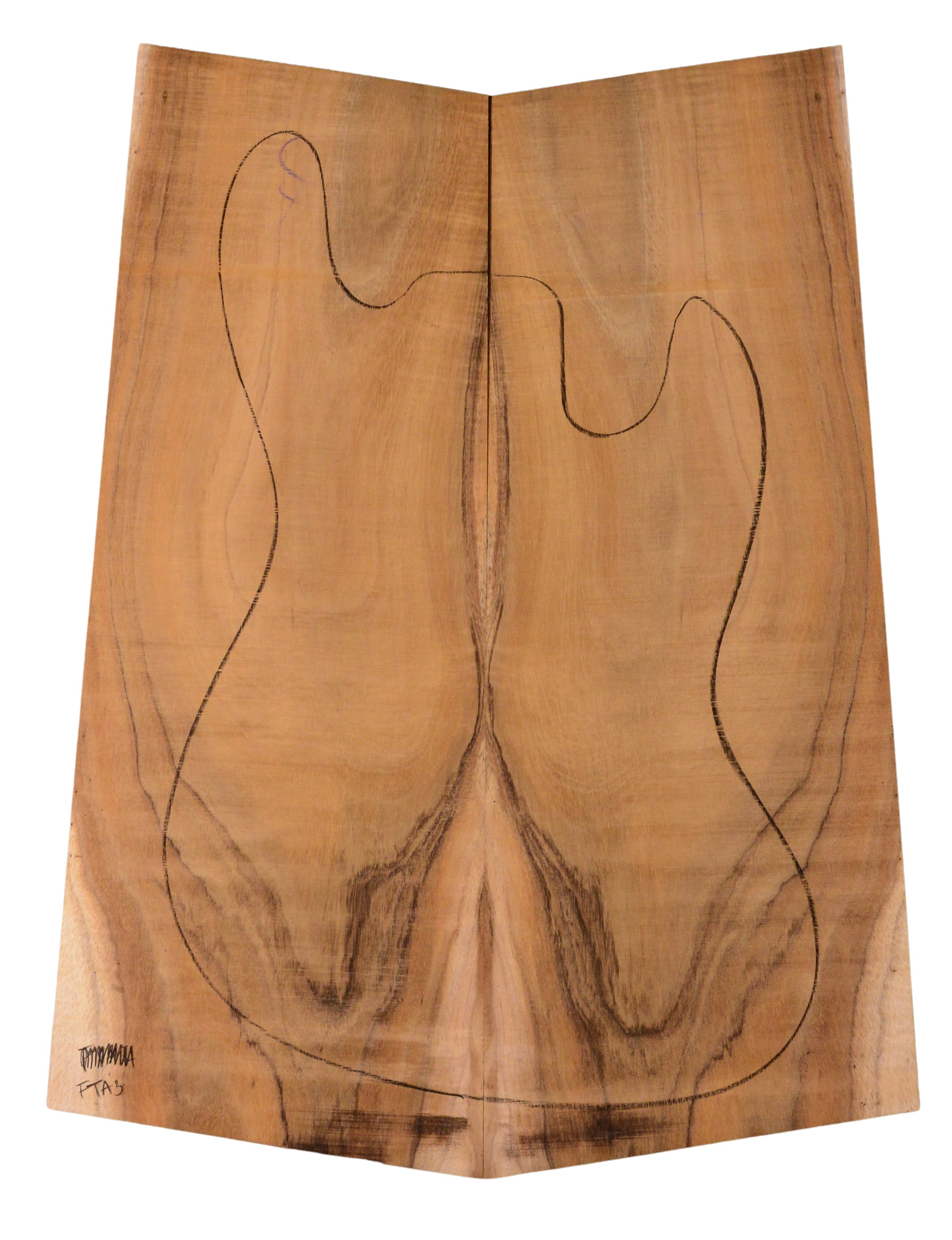 Koa GuitarSolidBodyTopATC KOASB.G.056