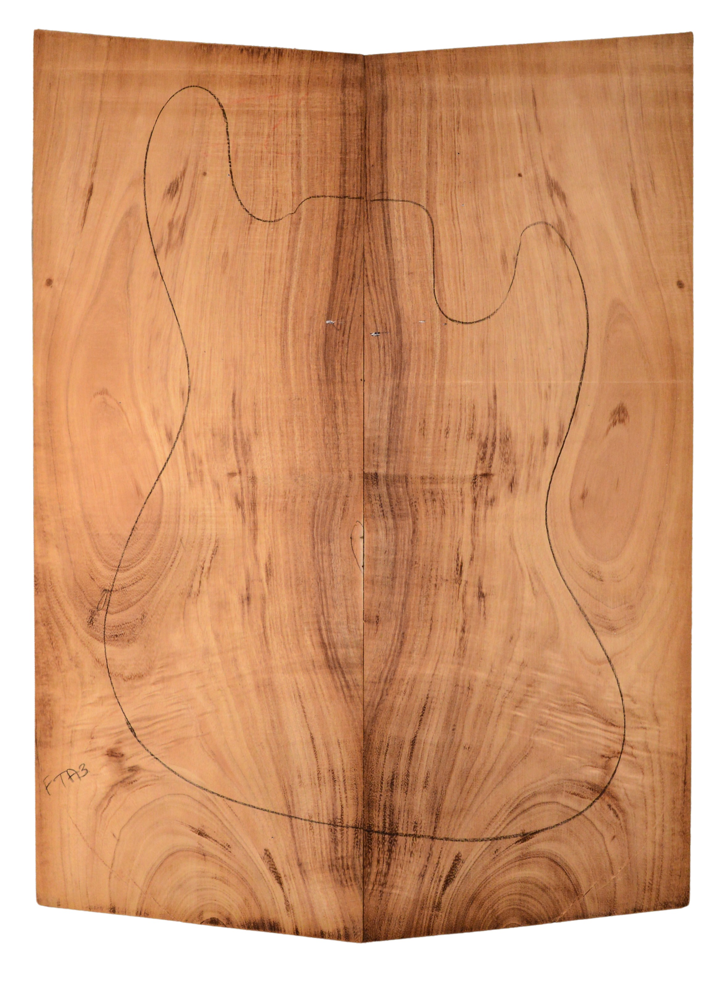 Koa GuitarSolidBodyTopATC KOASB.G.058