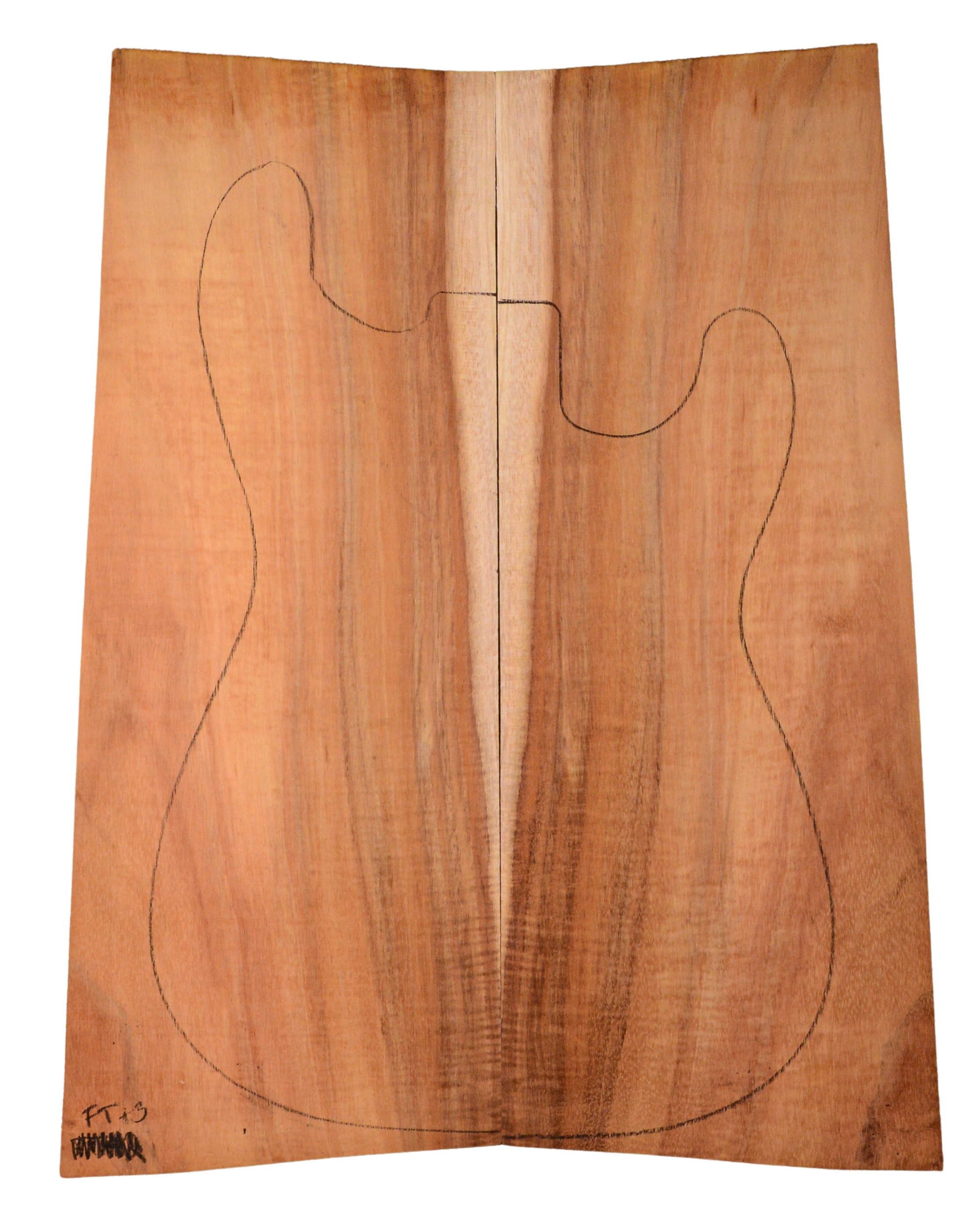 Koa GuitarSolidBodyTopATC KOASB.G.074