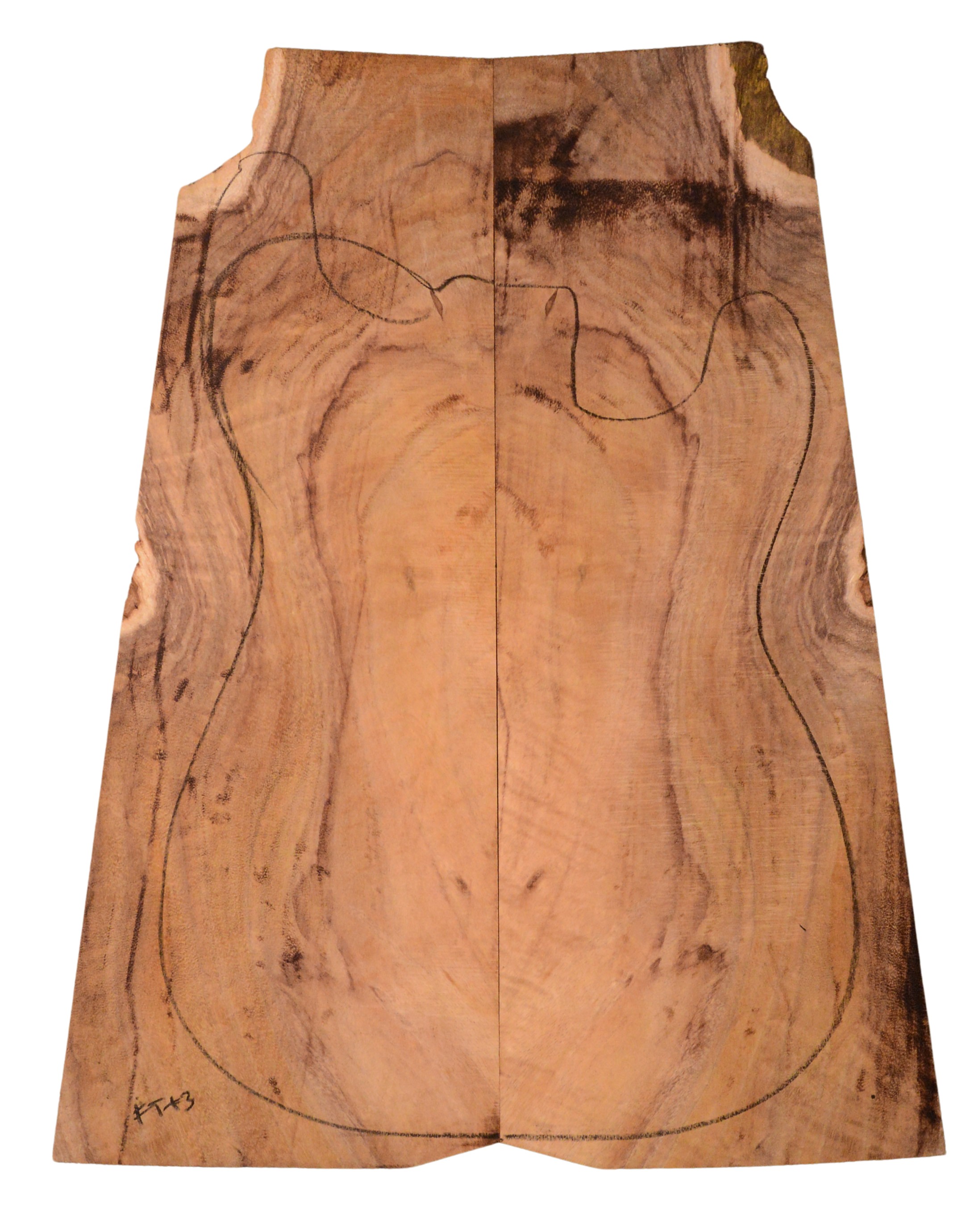 Koa GuitarSolidBodyTopATC KOASB.G.076