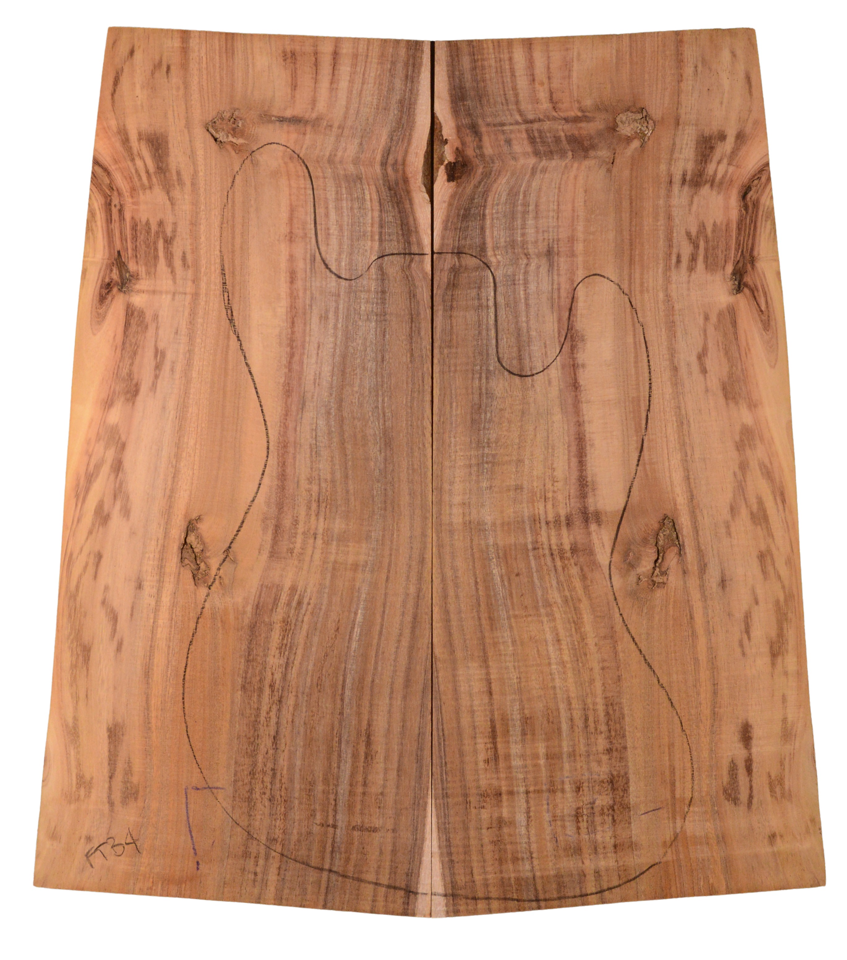 Koa GuitarSolidBodyTopATC KOASB.G.088