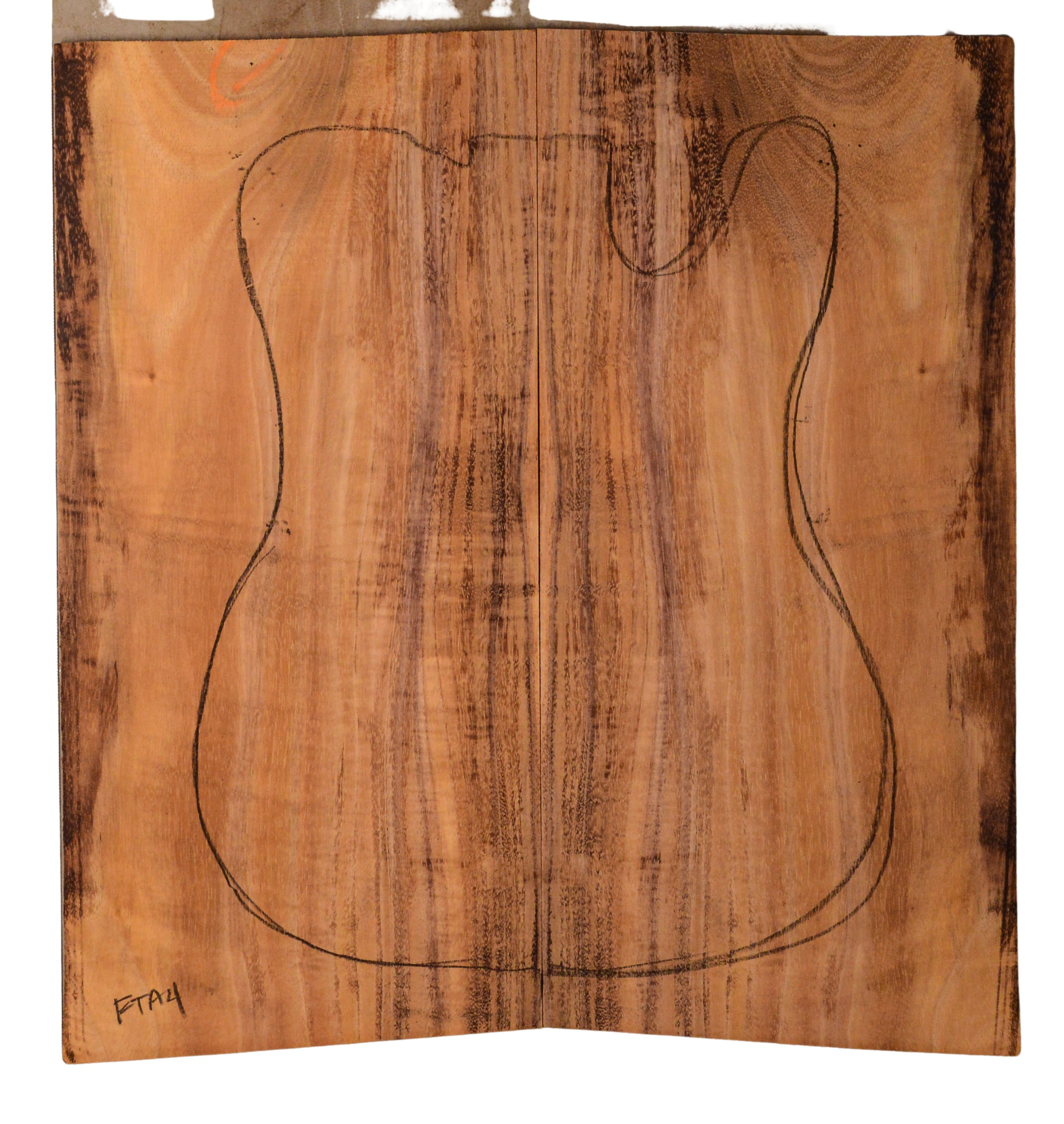 Koa GuitarSolidBodyTopATC KOASB.G.102