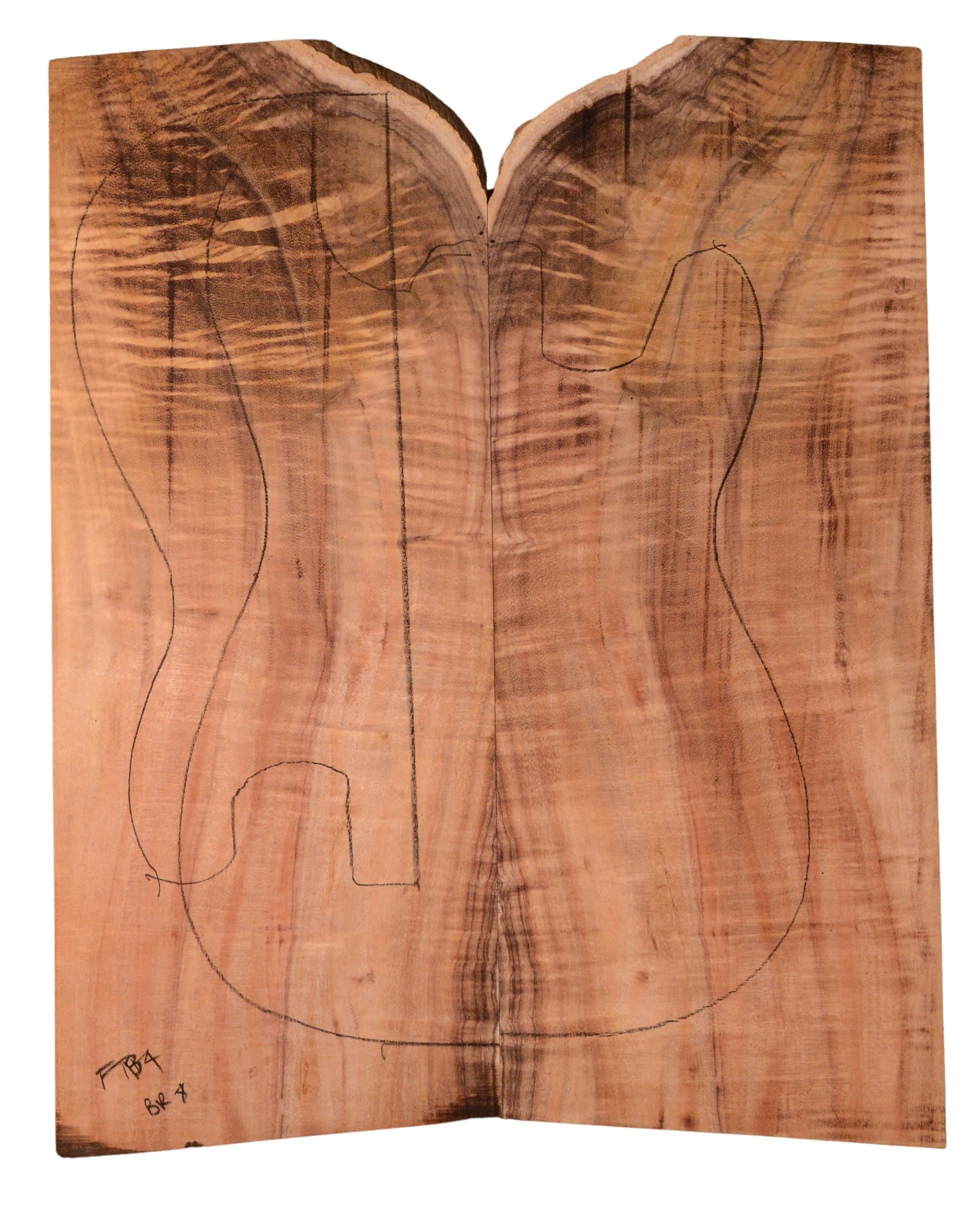 Koa GuitarSolidBodyTopATC KOASB.G.107