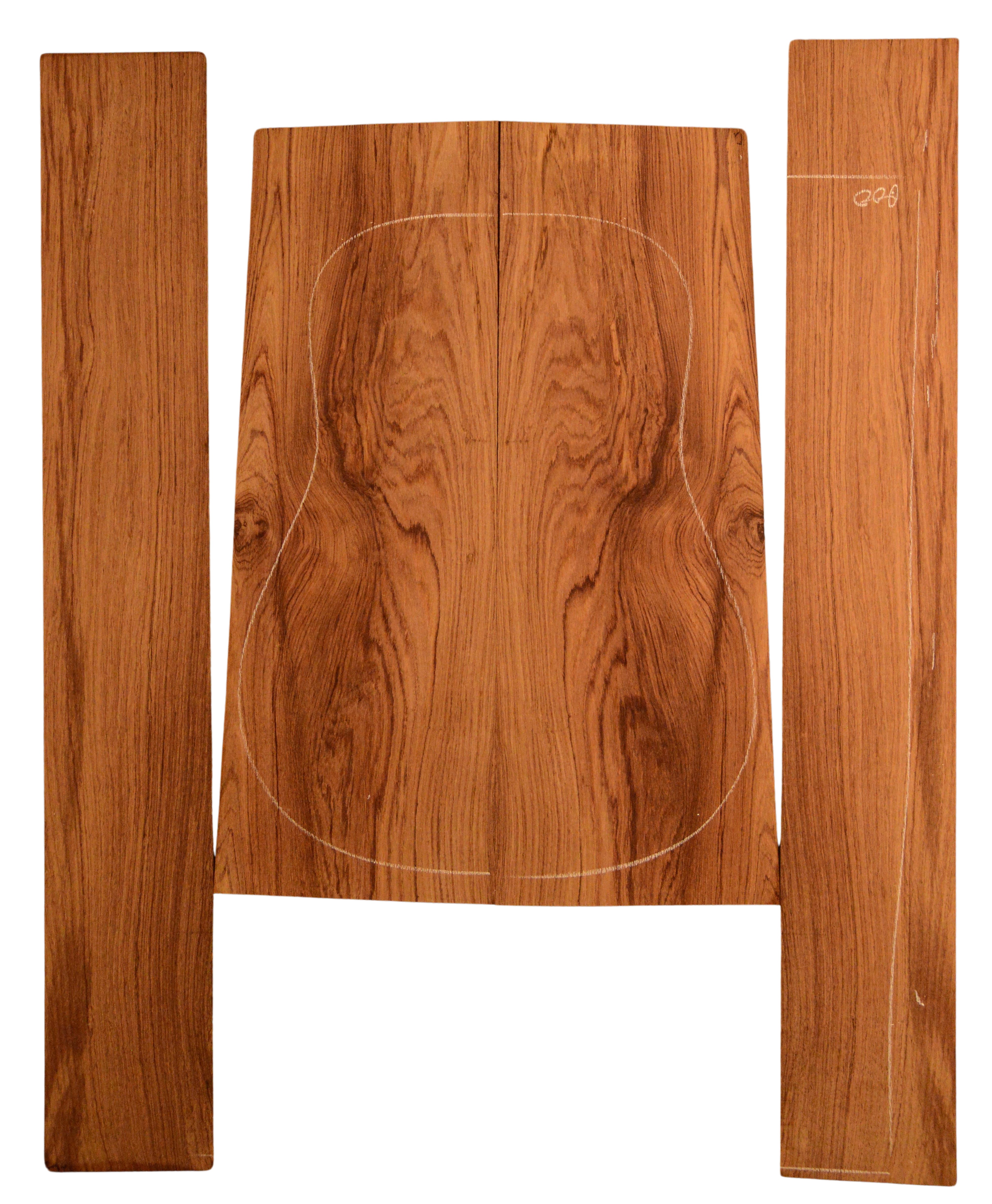 Rosewood (Honduras) GuitarSet4pcATC L015802.G.048