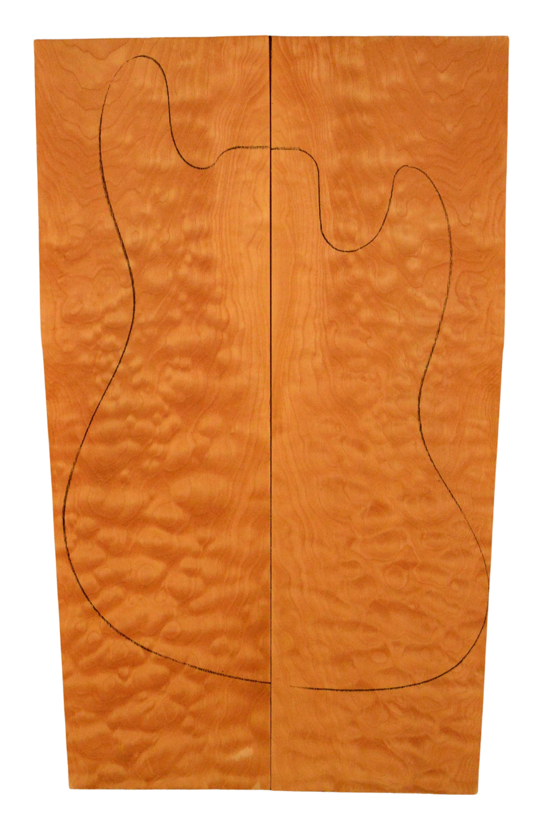 Maple (Big Leaf) GuitarSolidBodyTopATC L015805.G.003