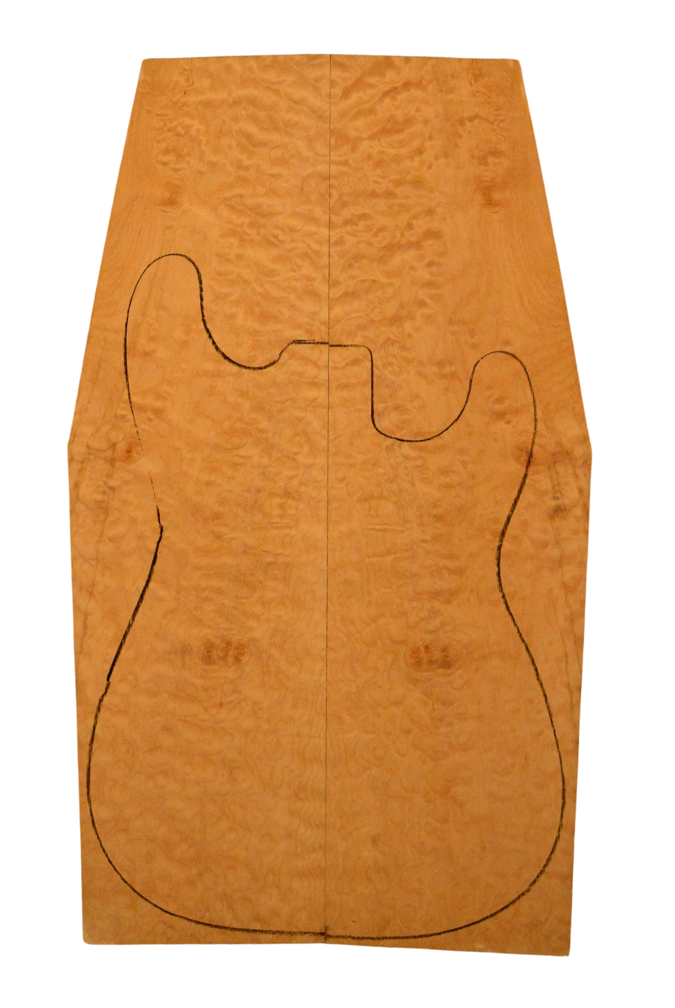 Maple (Big Leaf) GuitarSolidBodyTopATC L015805.G.011