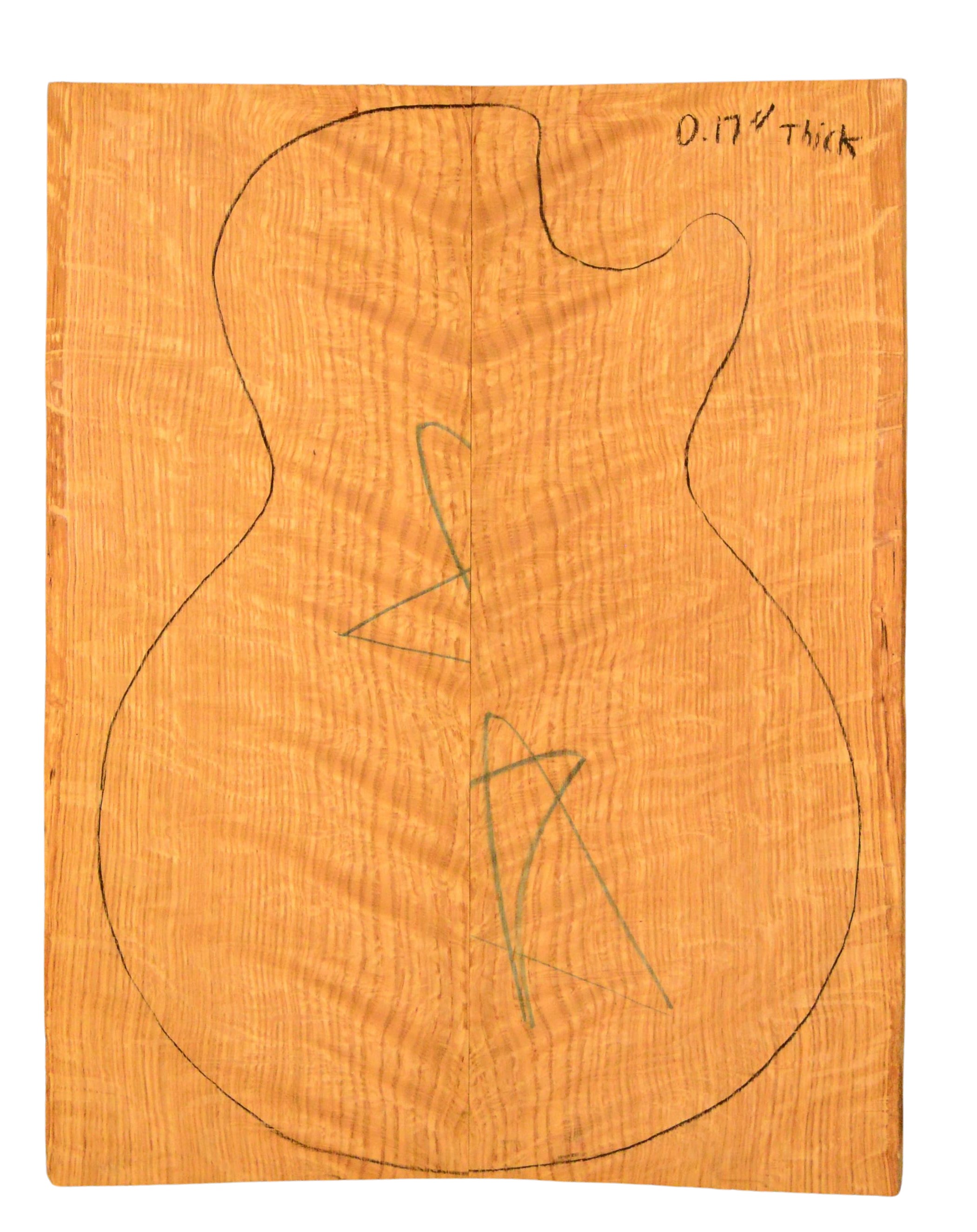 Oak (White) GuitarSolidBodyTopATC L015816.G.001