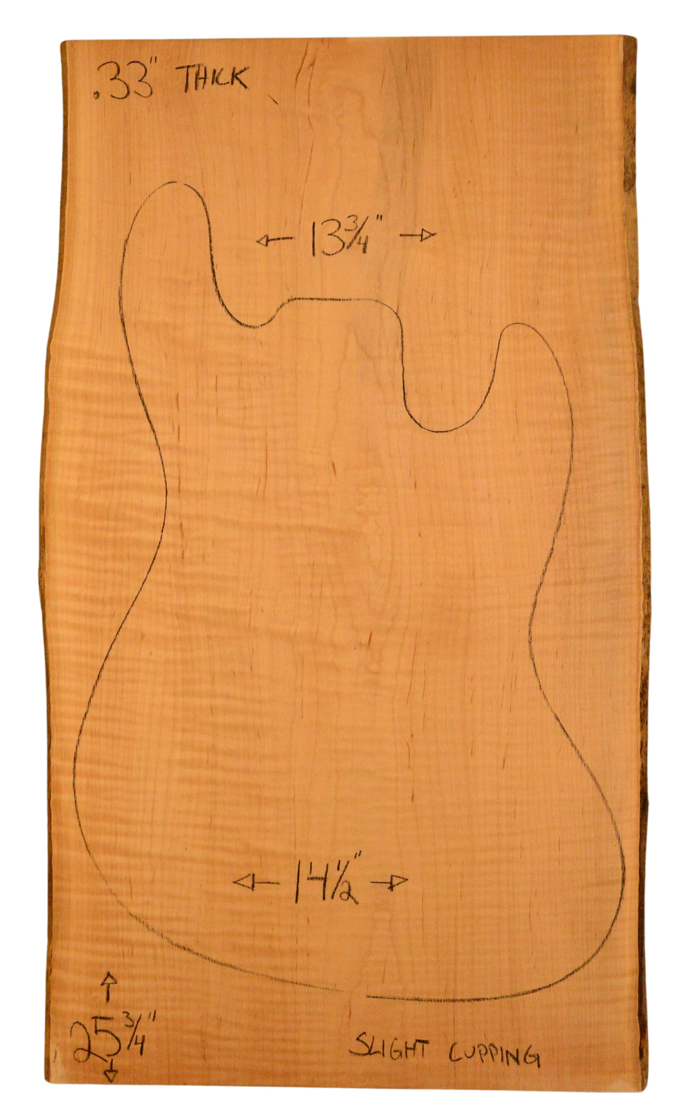 Maple (Soft) GuitarSolidBodyTopATC L015818.G.001