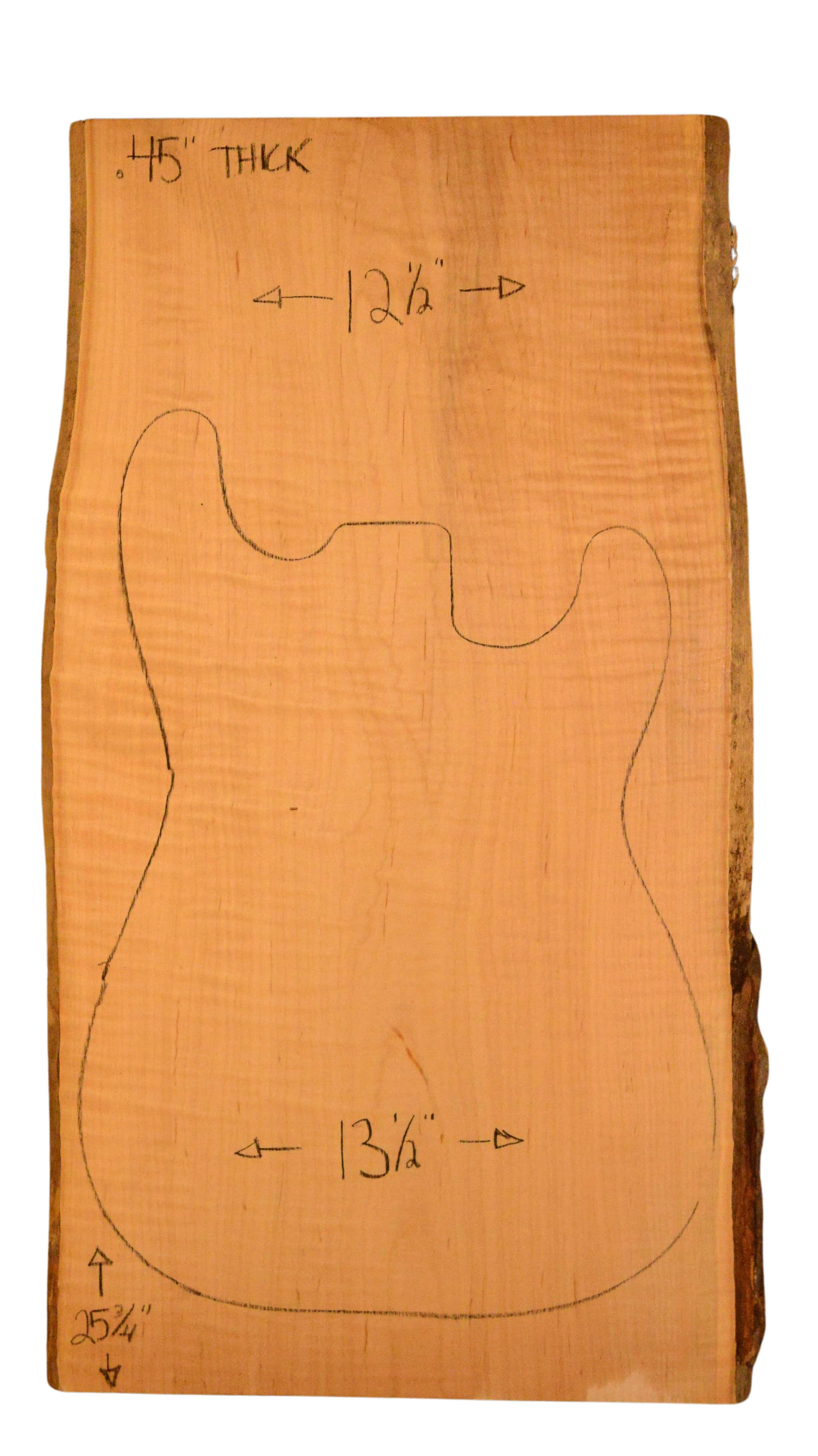 Maple (Soft) GuitarSolidBodyTopATC L015818.G.002