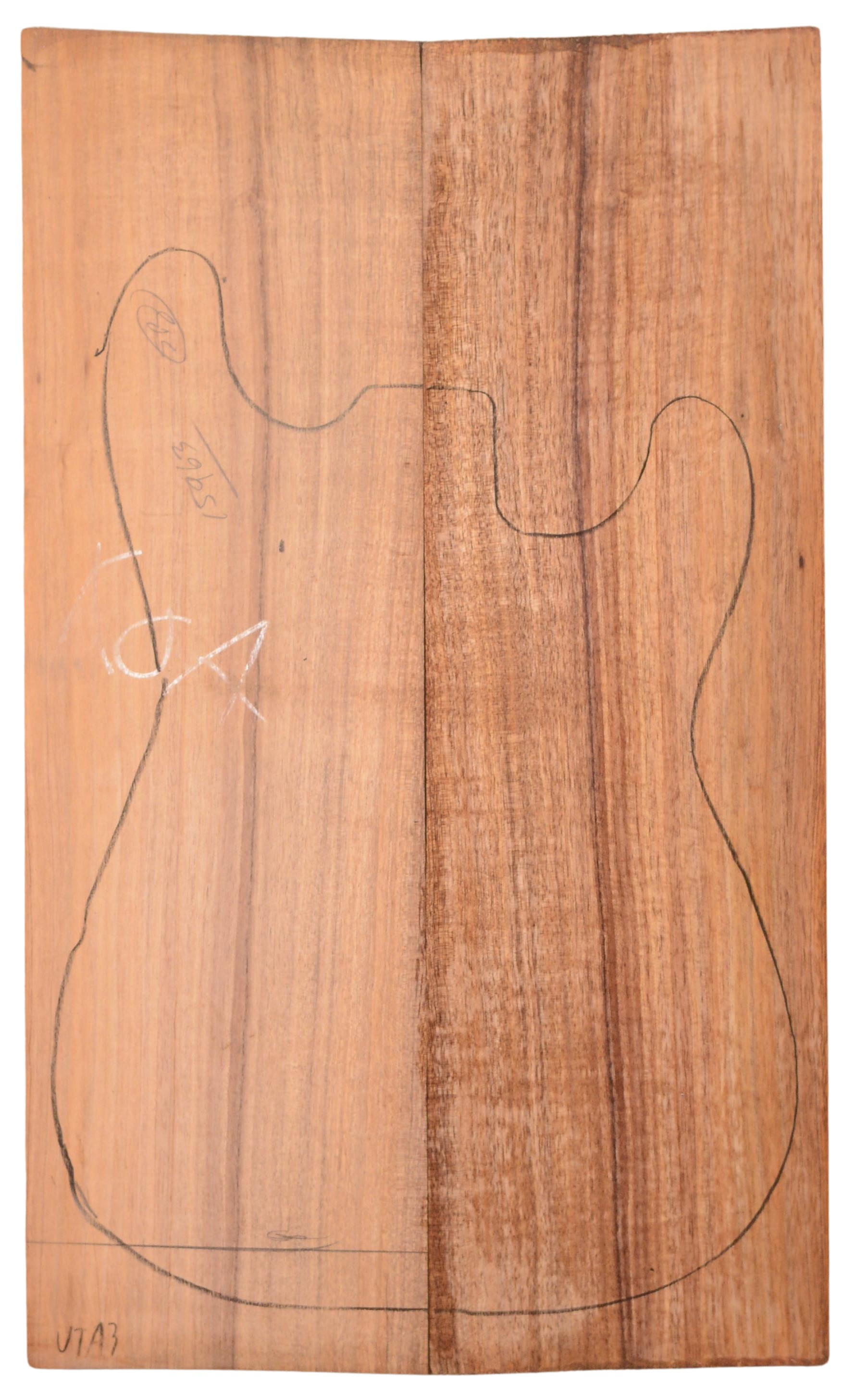 Blackwood (Tasmanian) GuitarSolidBodyTopATC L020038.G.015