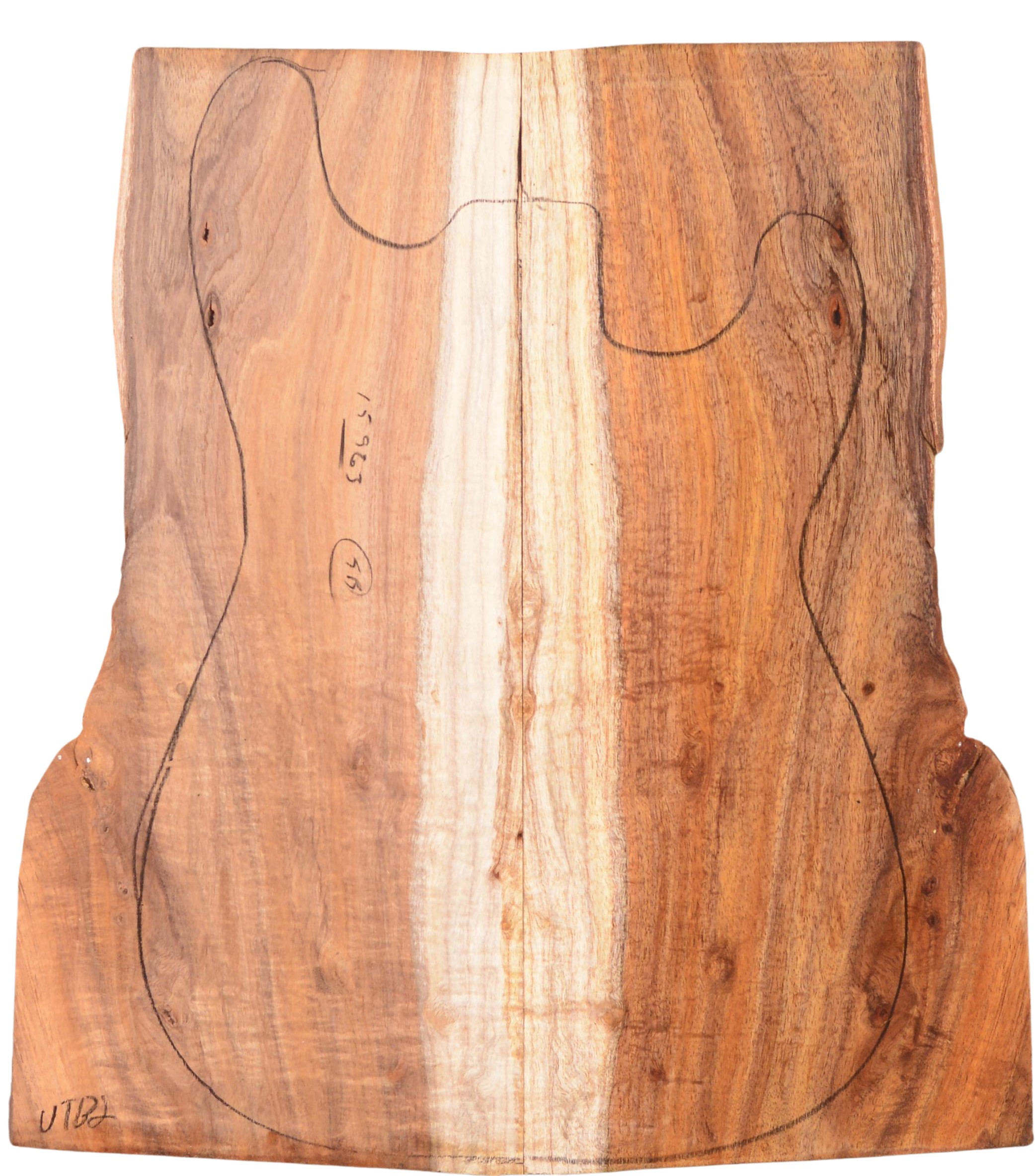 Blackwood (Tasmanian) GuitarSolidBodyTopATC L020038.G.016