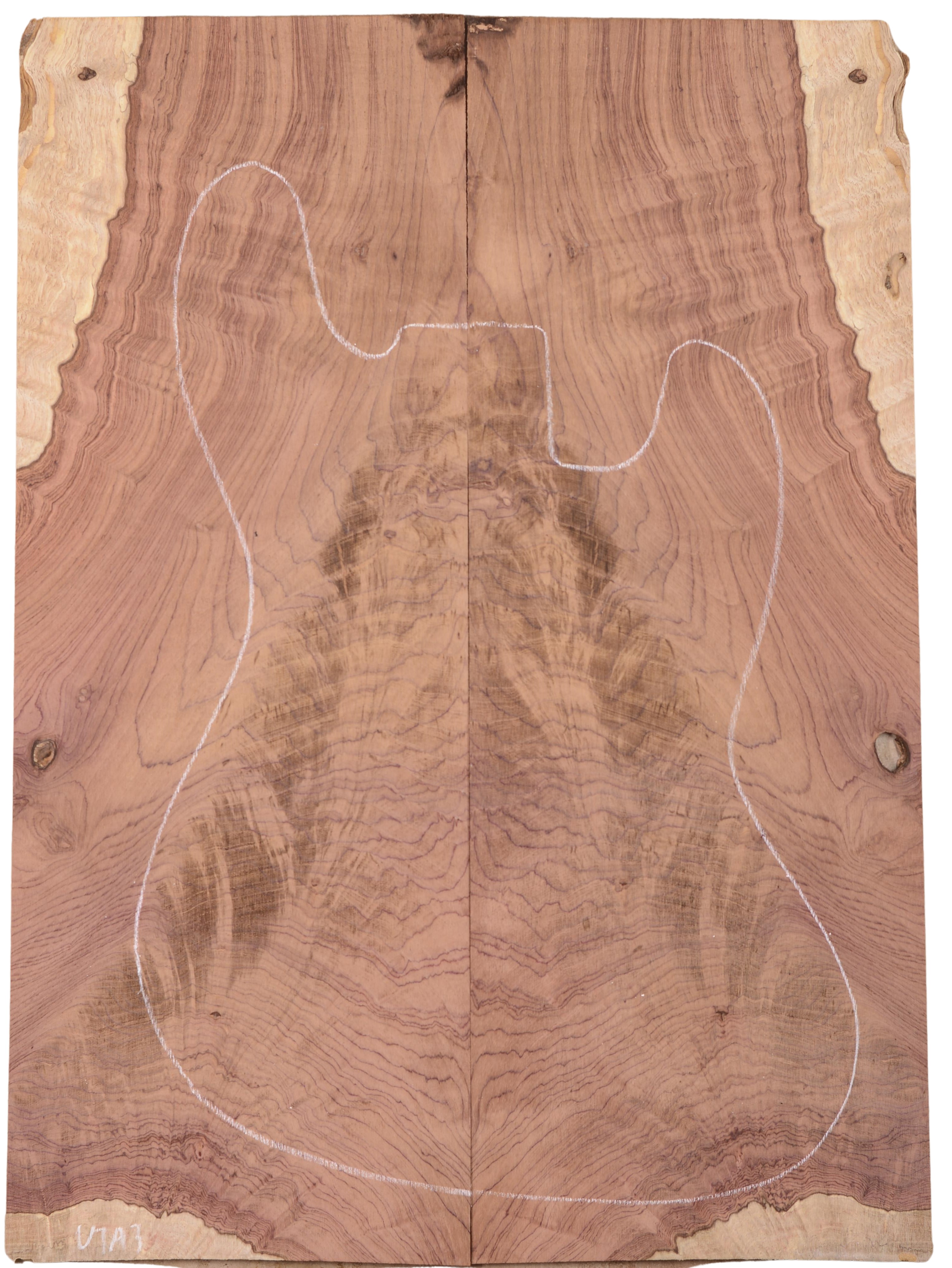 Rosewood (Nicaraguan) GuitarSolidBodyTopATC L020039.G.166