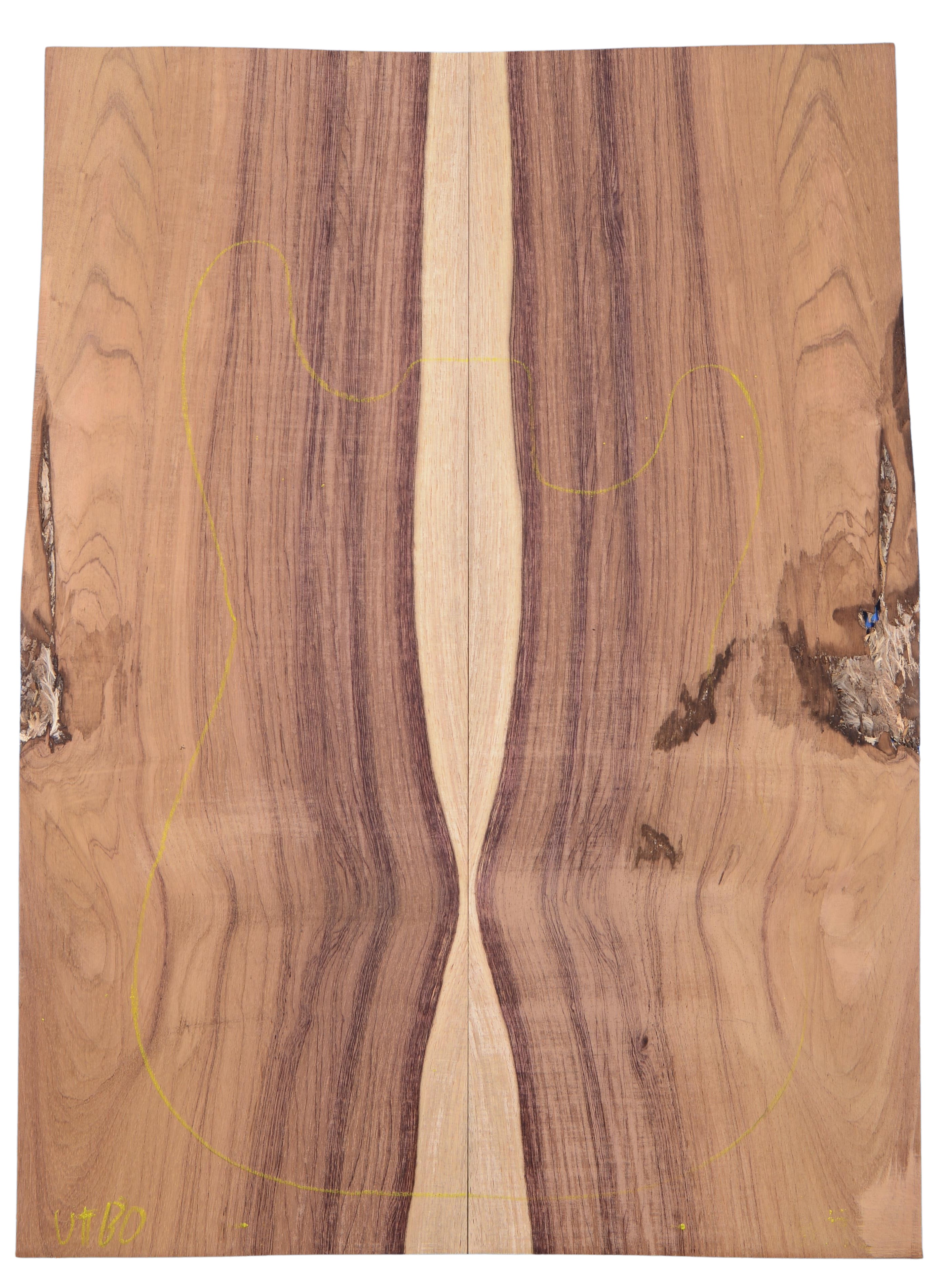 Rosewood (Nicaraguan) GuitarSolidBodyTopATC L020039.G.438