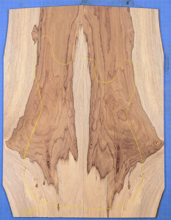 Rosewood (Nicaraguan) GuitarSolidBodyTopATC L020039.G.452