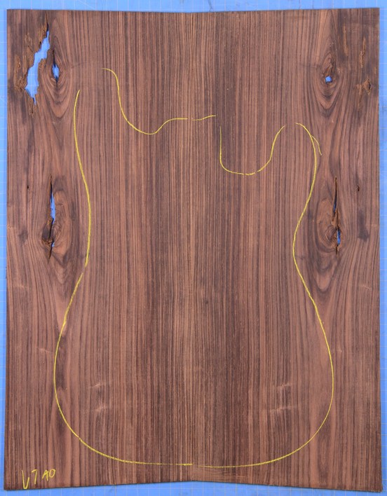 Rosewood (Nicaraguan) GuitarSolidBodyTopATC L020039.G.480