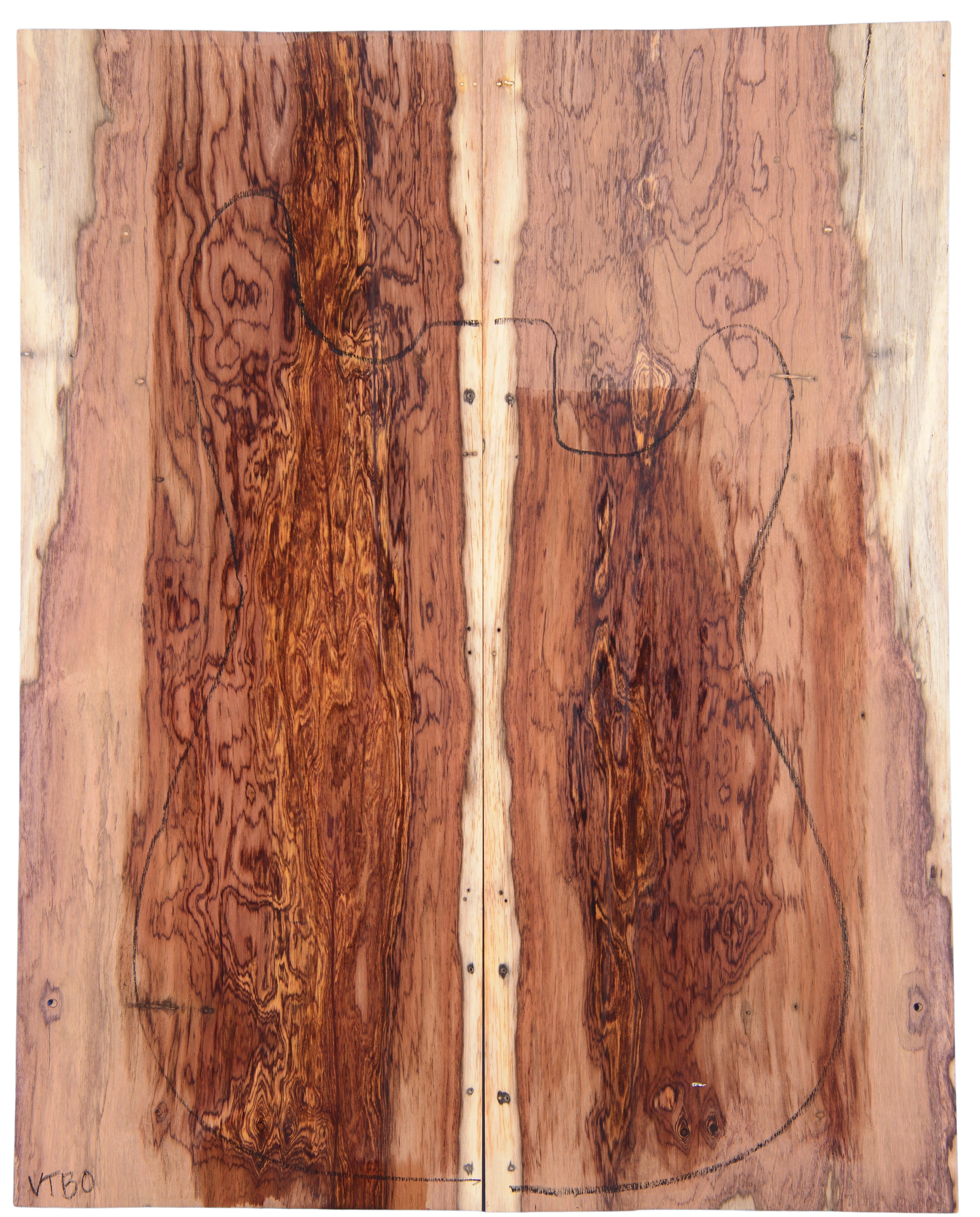 Rosewood (Nicaraguan) GuitarSolidBodyTopATC L020039.G.519