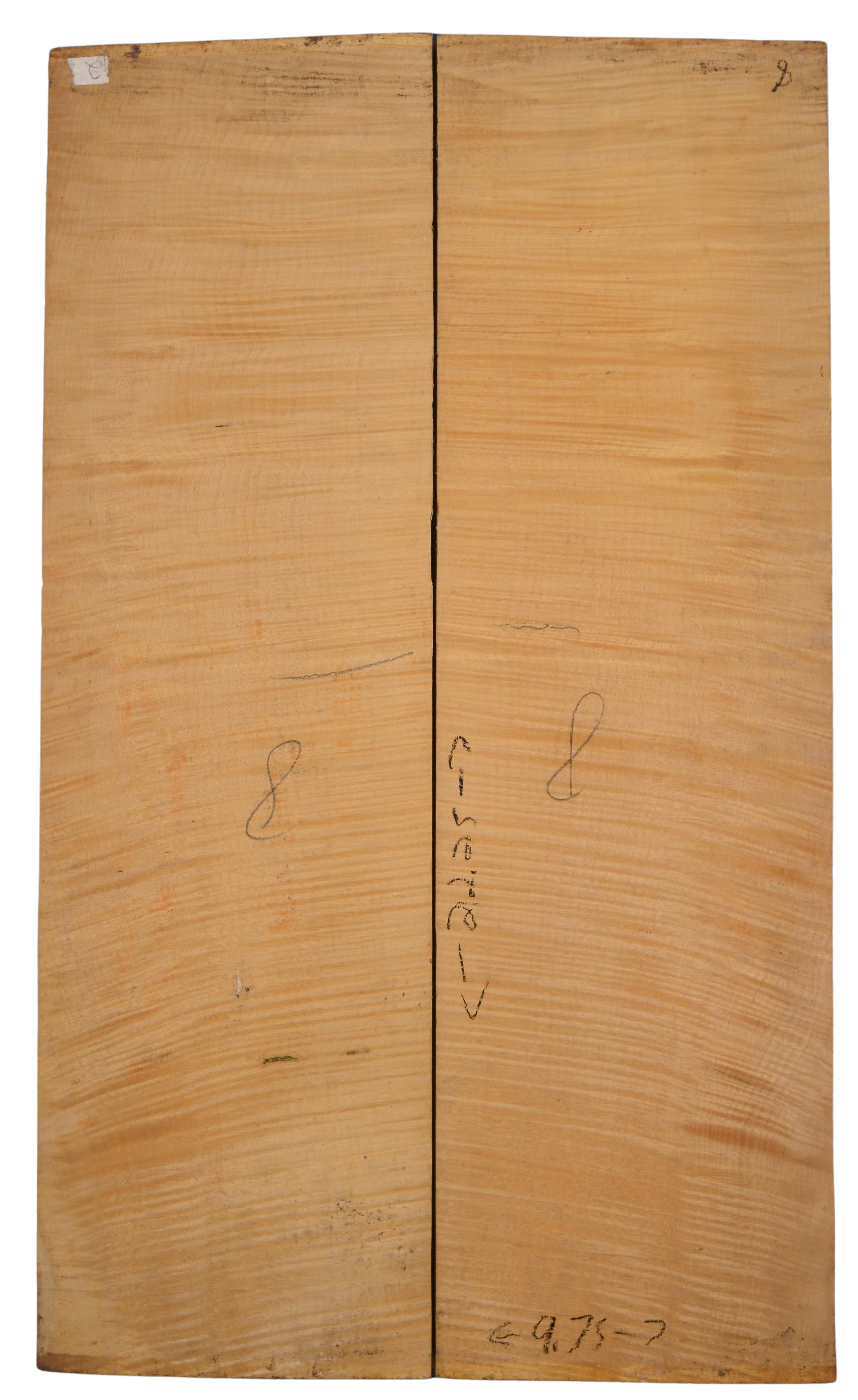 Maple (European) GuitarCelloBack2pcATC L020061.G.002