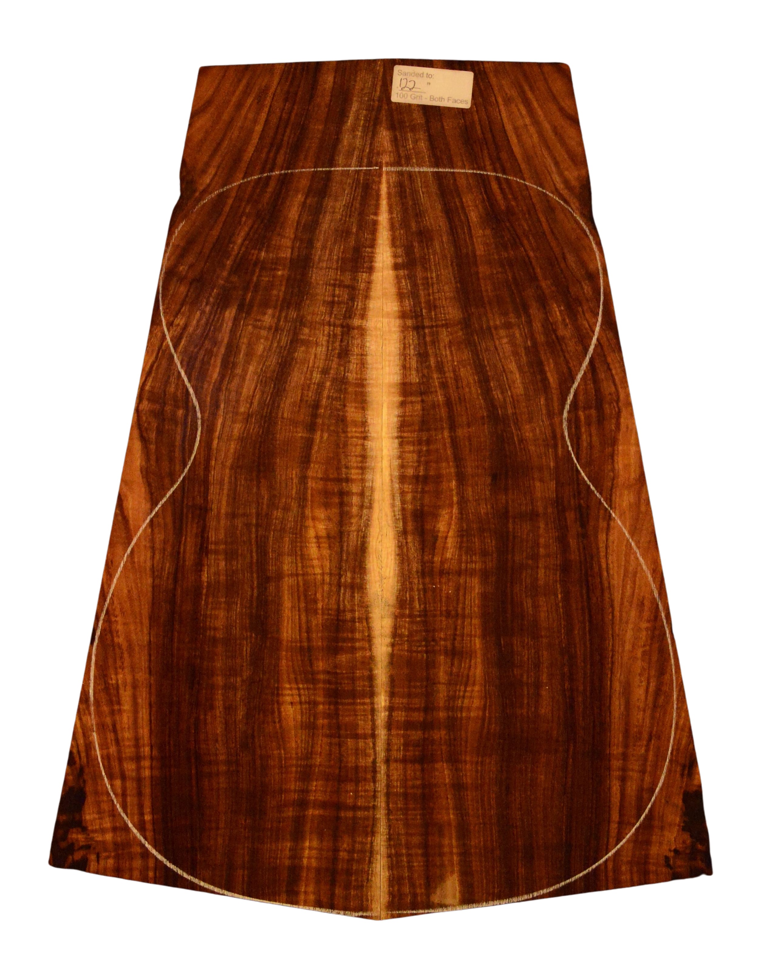 Koa GuitarBack2pcATC L021500.G.006