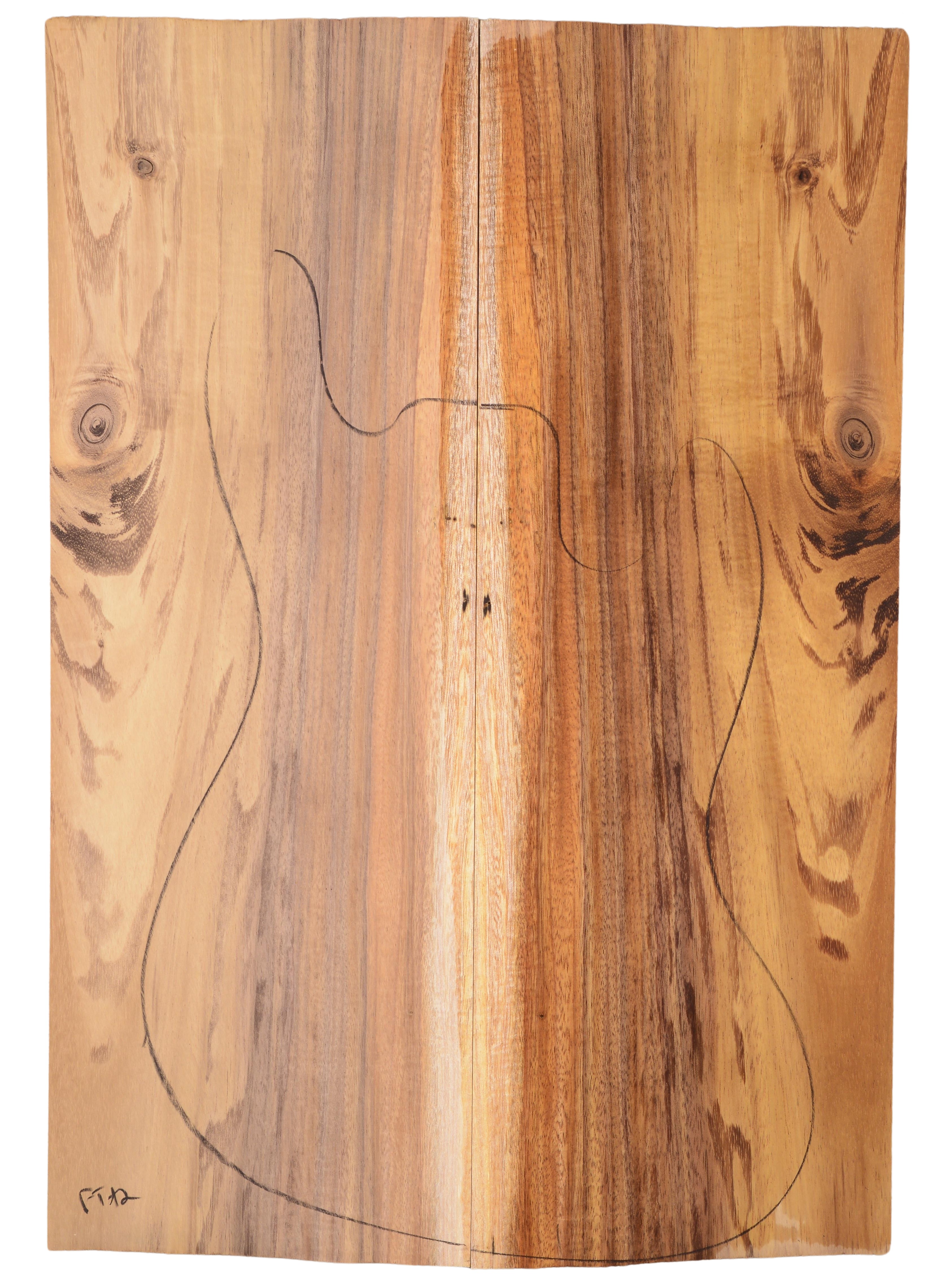 Koa GuitarSolidBodyTopATC L022965.G.005