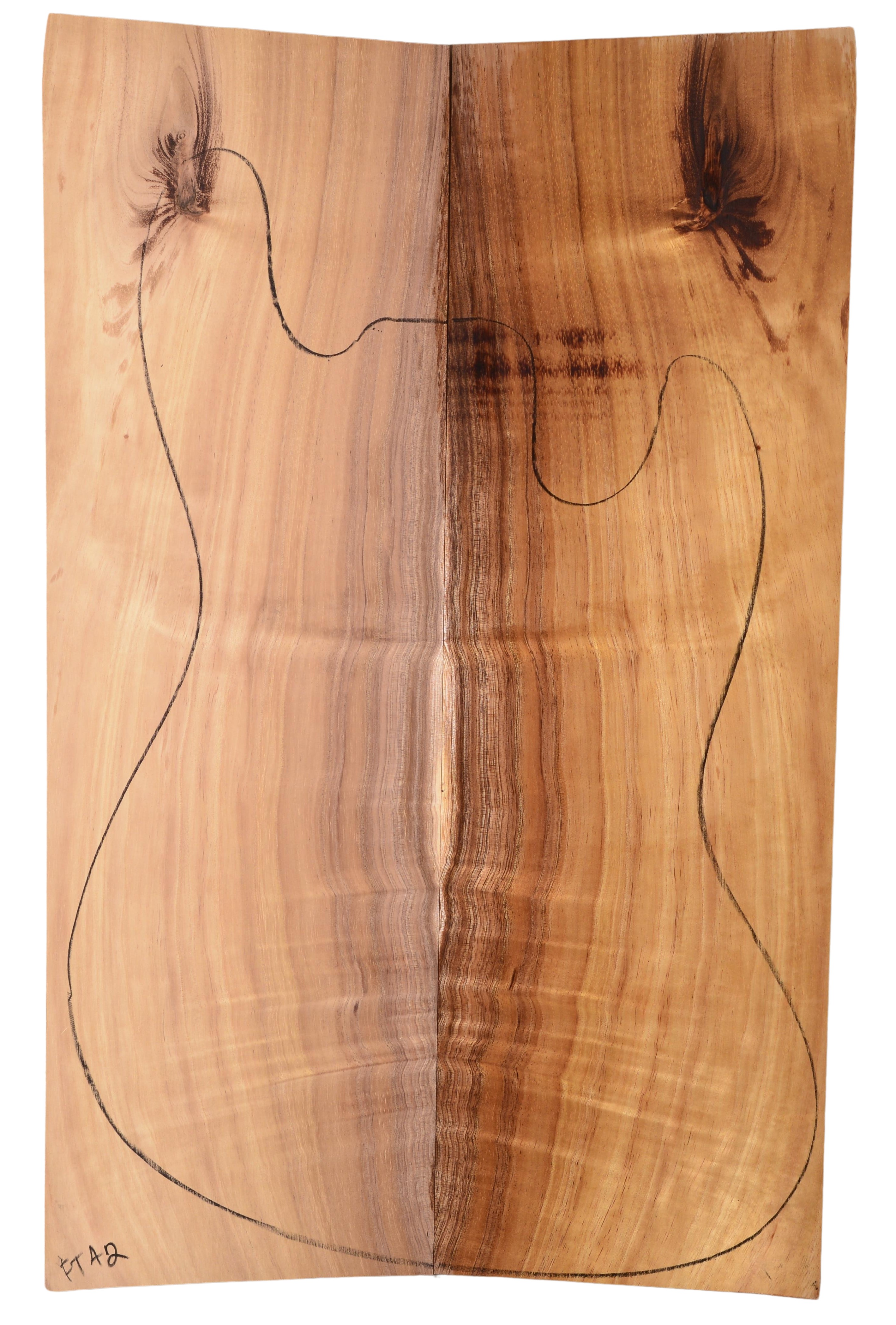 Koa GuitarSolidBodyTopATC L022965.G.017