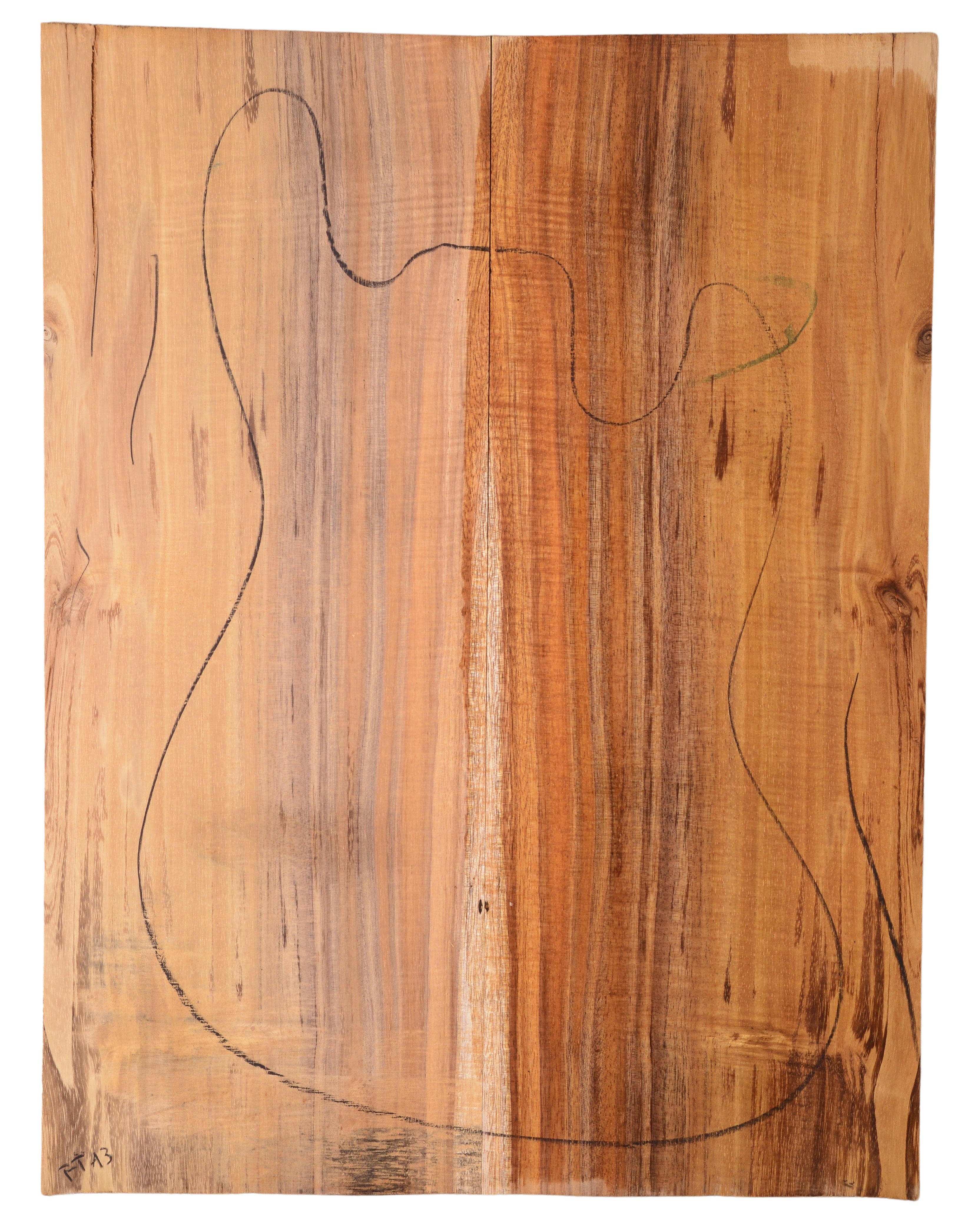 Koa GuitarSolidBodyTopATC L022965.G.018