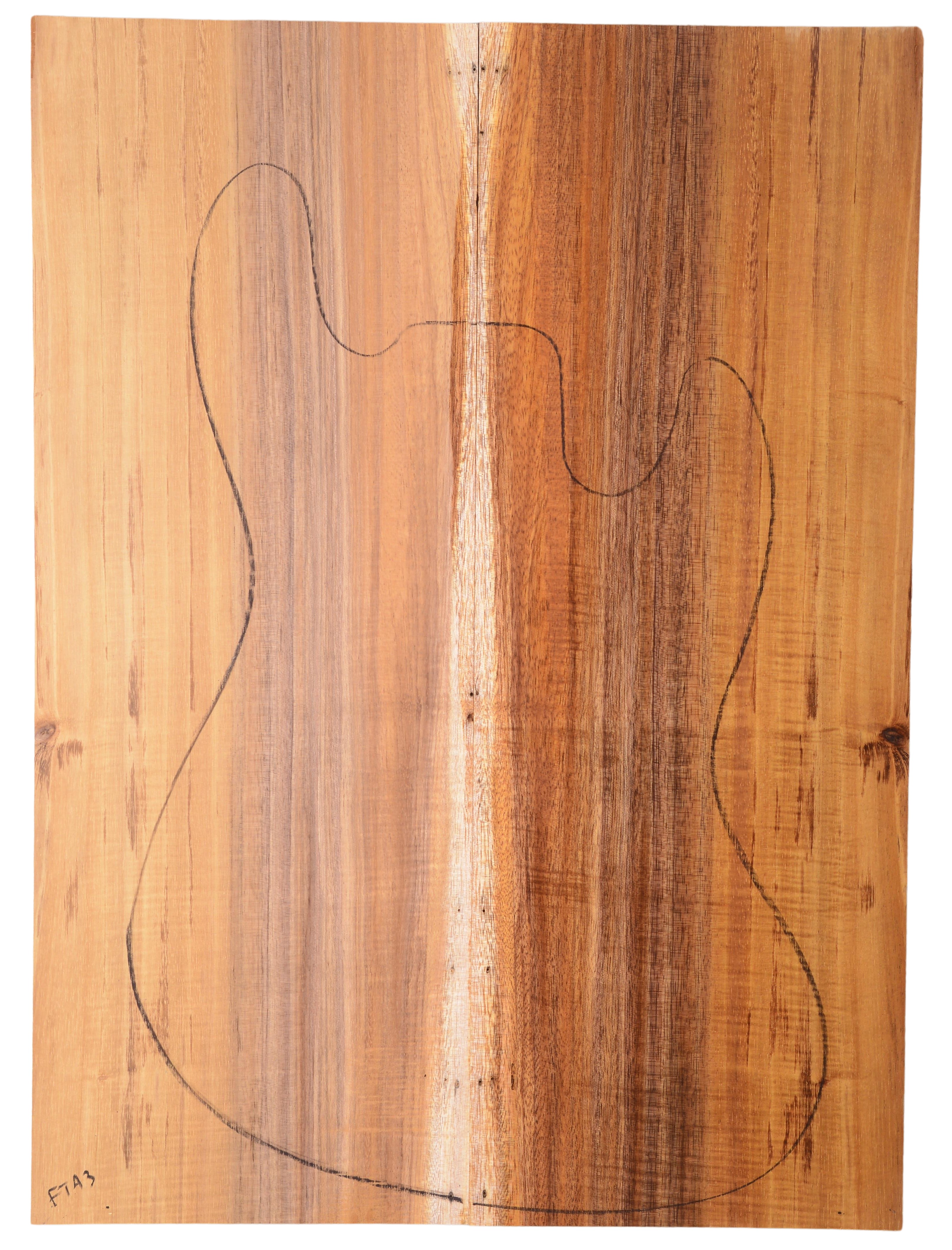 Koa GuitarSolidBodyTopATC L022965.G.020