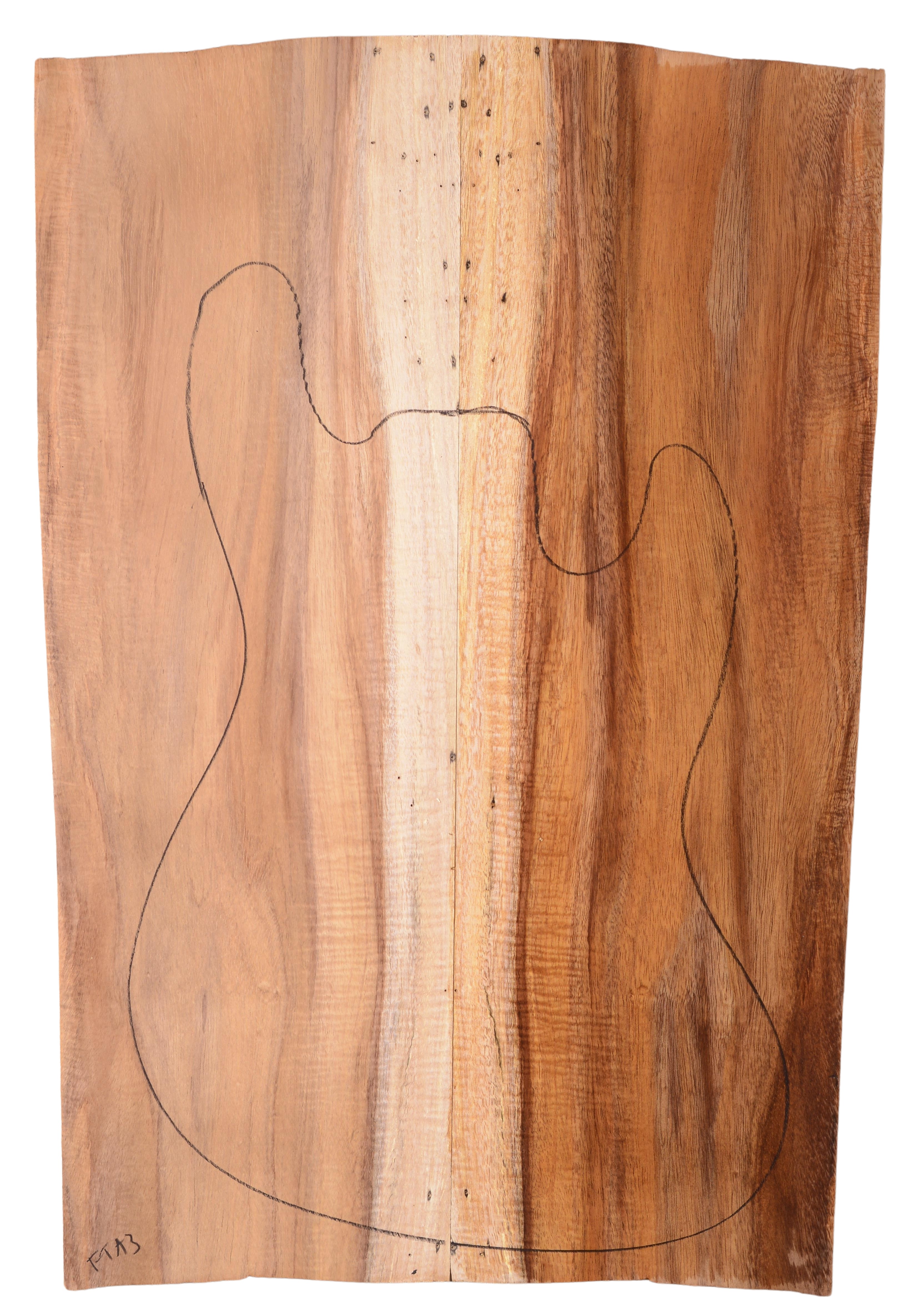 Koa GuitarSolidBodyTopATC L022965.G.023