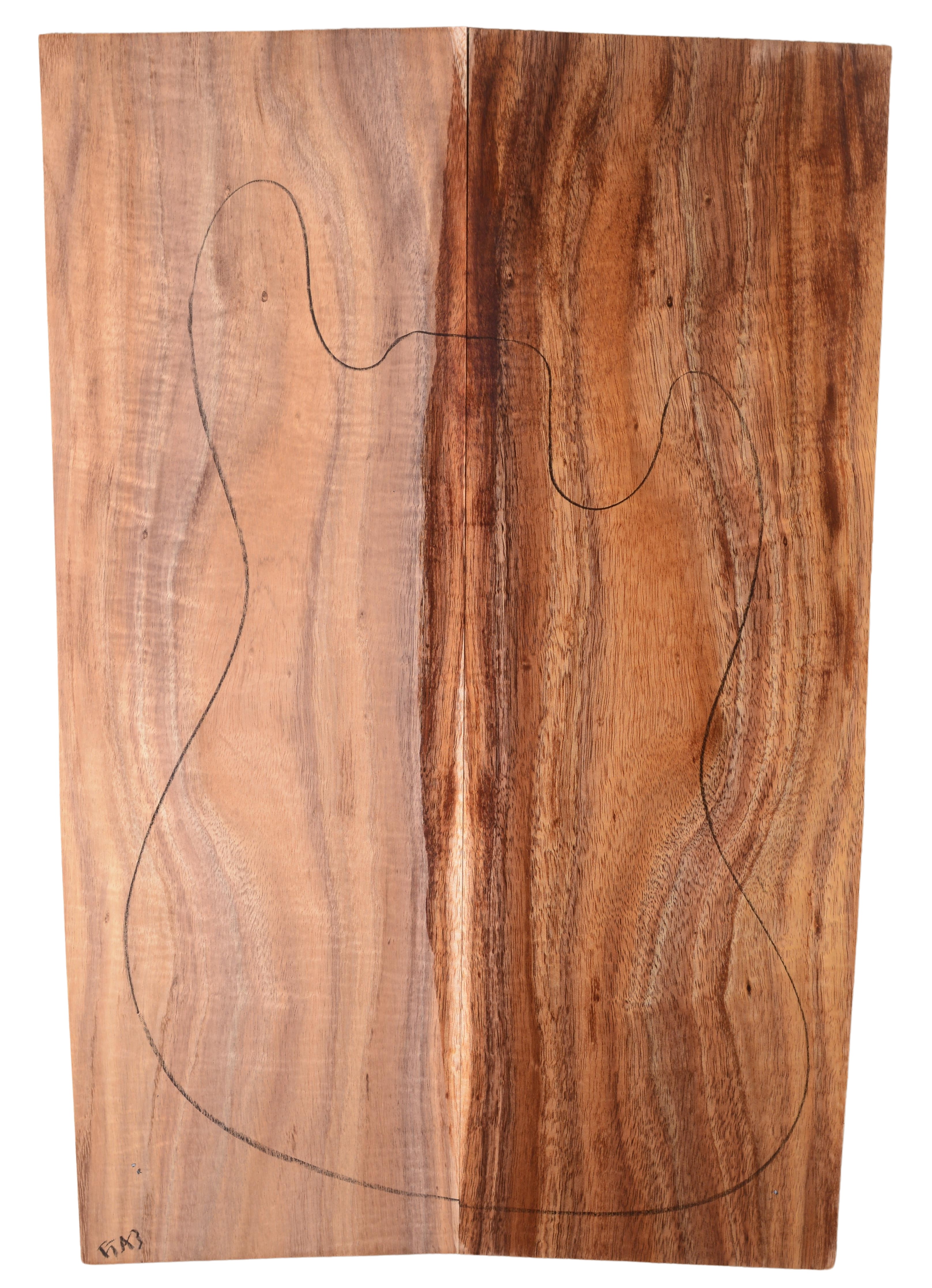 Koa GuitarSolidBodyTopATC L022965.G.027